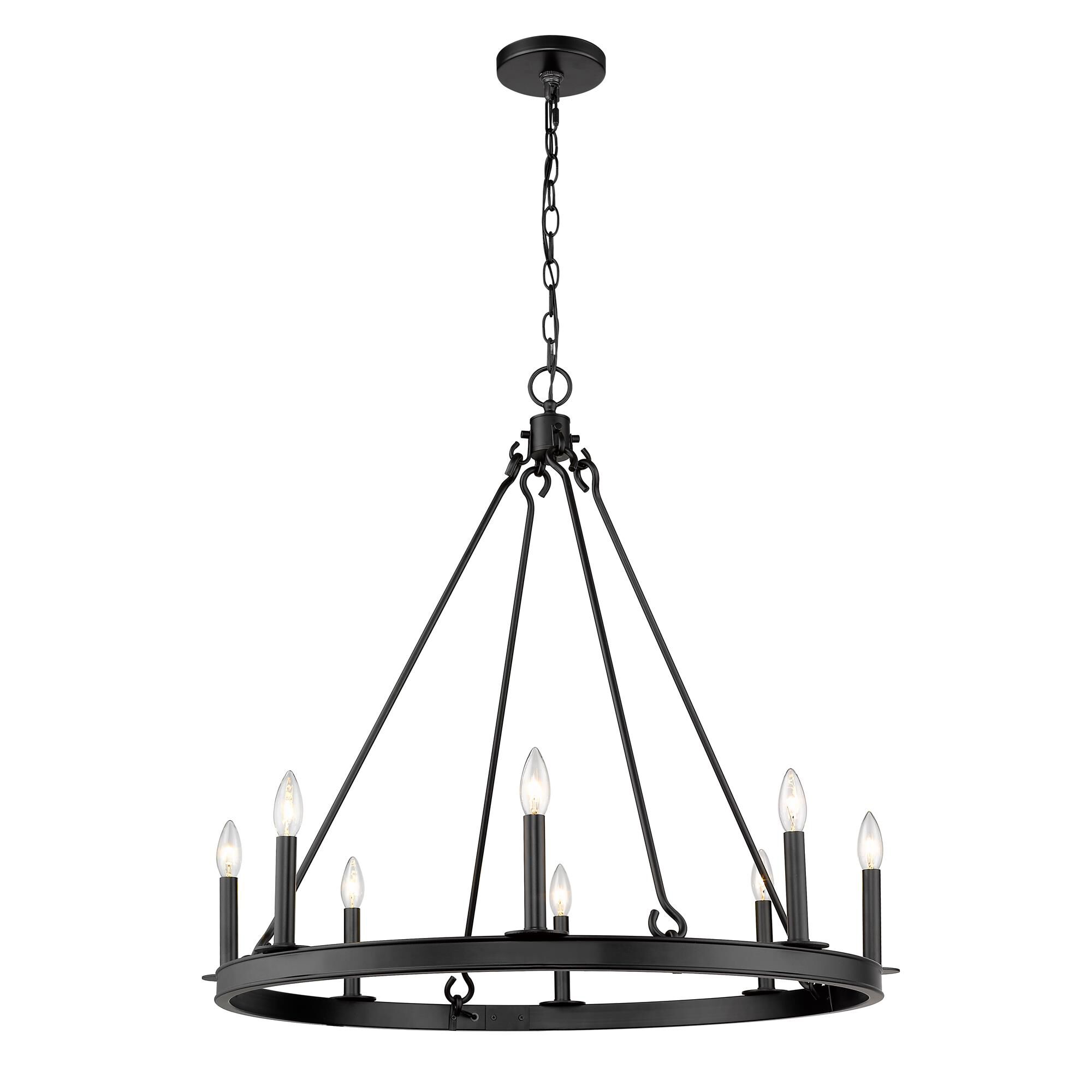 Barclay 33 Inch 8 Light Chandelier by Z-Lite