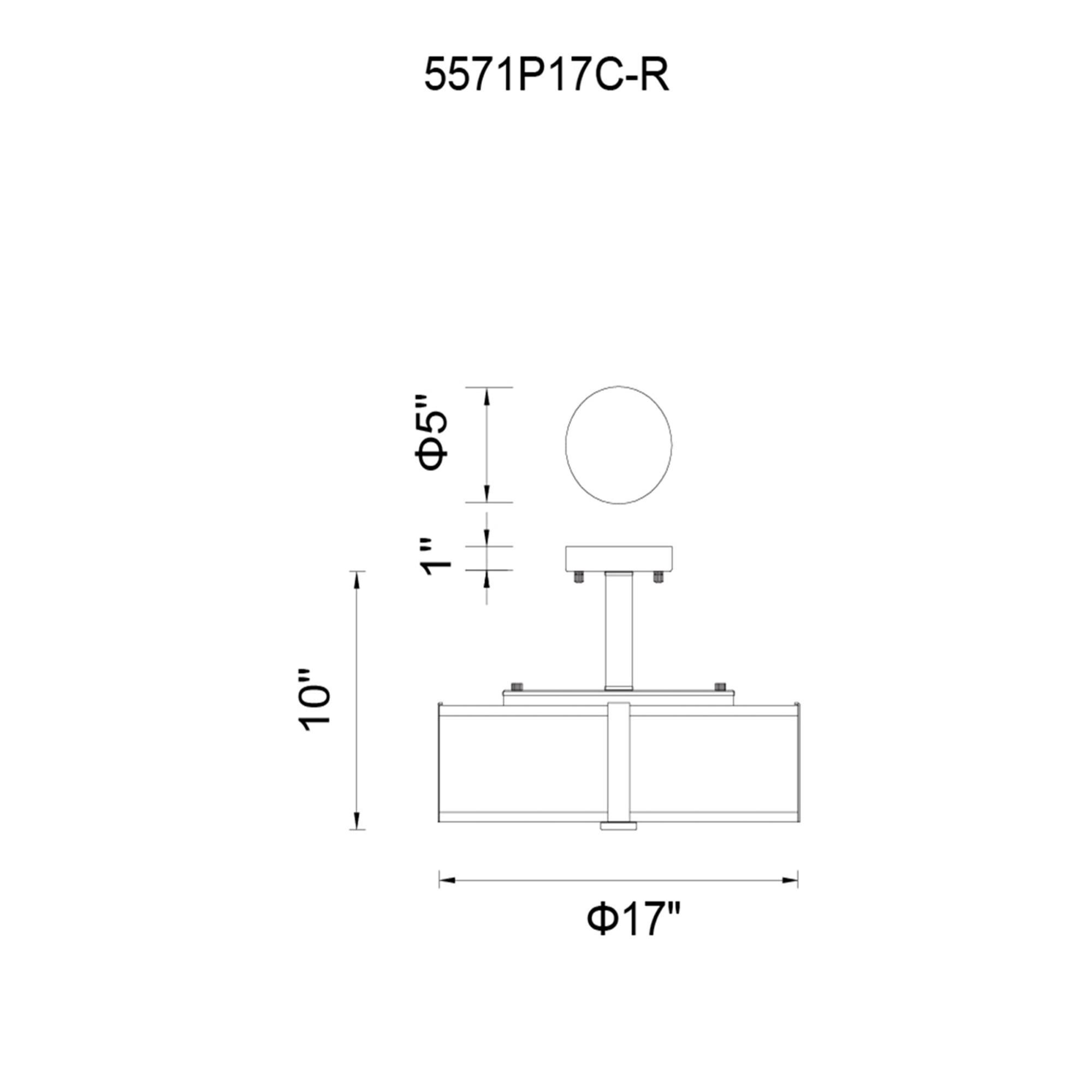 Shown in Chrome finish and White shade