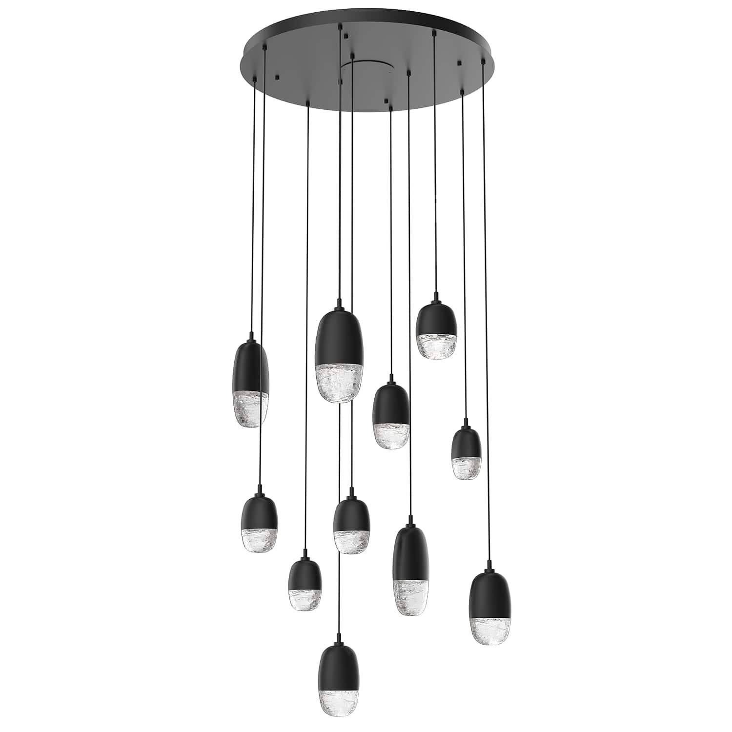 Pebble 30 Inch 11 Light LED Multi Light Pendant by Hammerton Studio