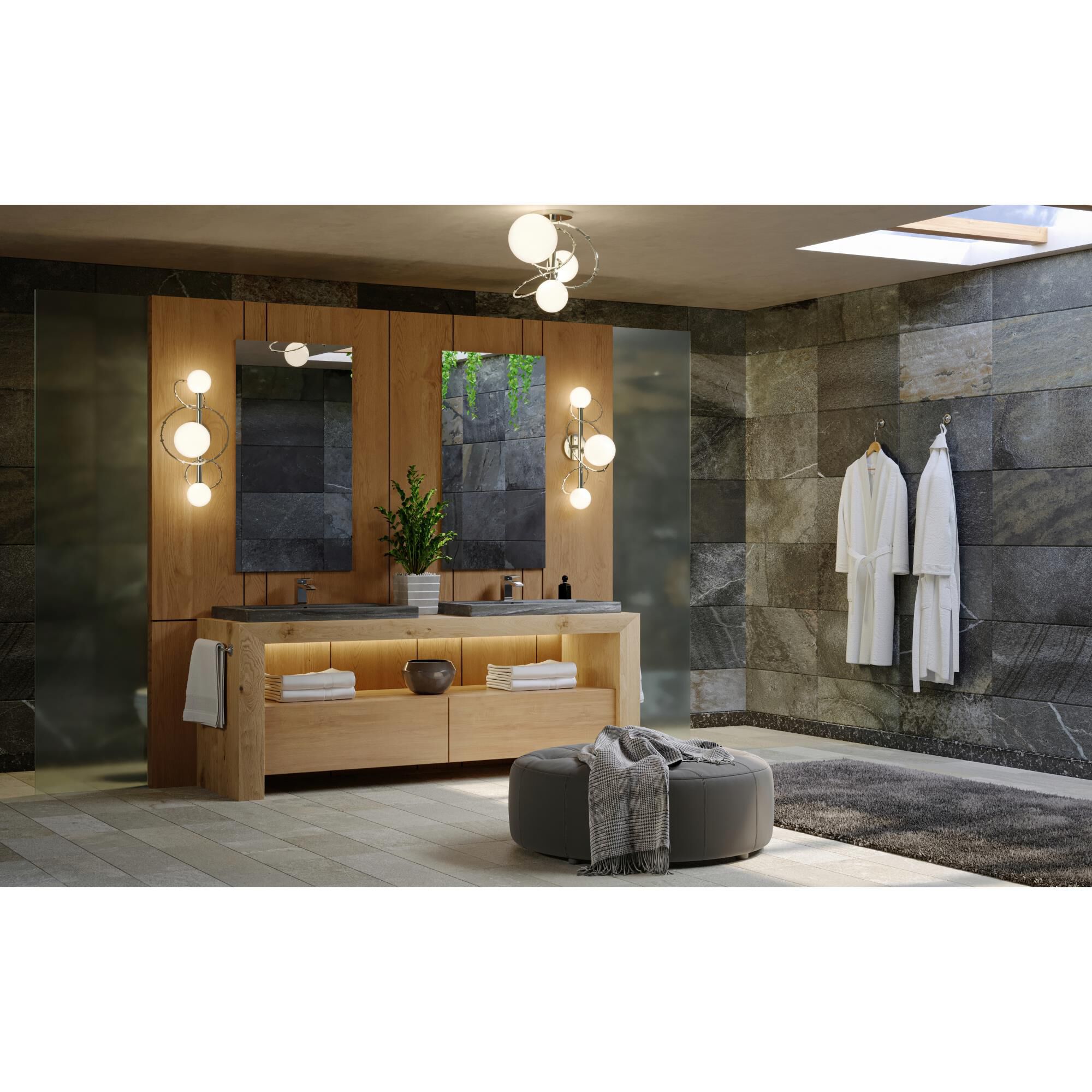 Olympus 21 Inch 3 Light Bath Vanity Light by Hubbardton Forge