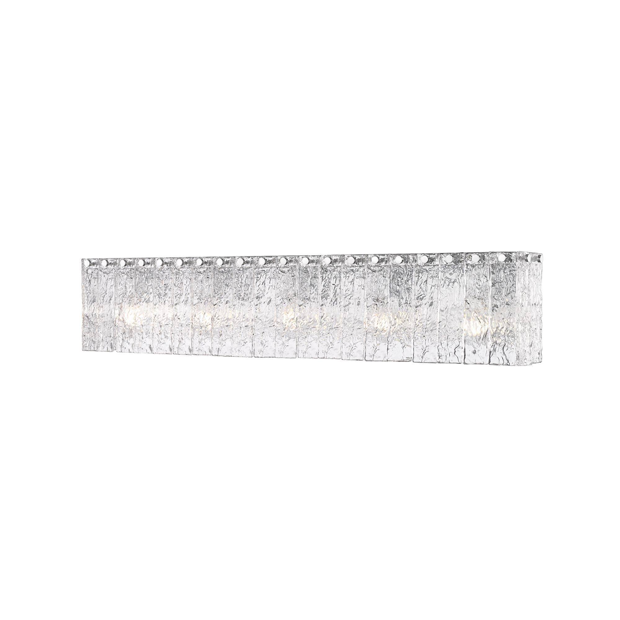 Shown in Chrome finish and Clear glass and Clear shade