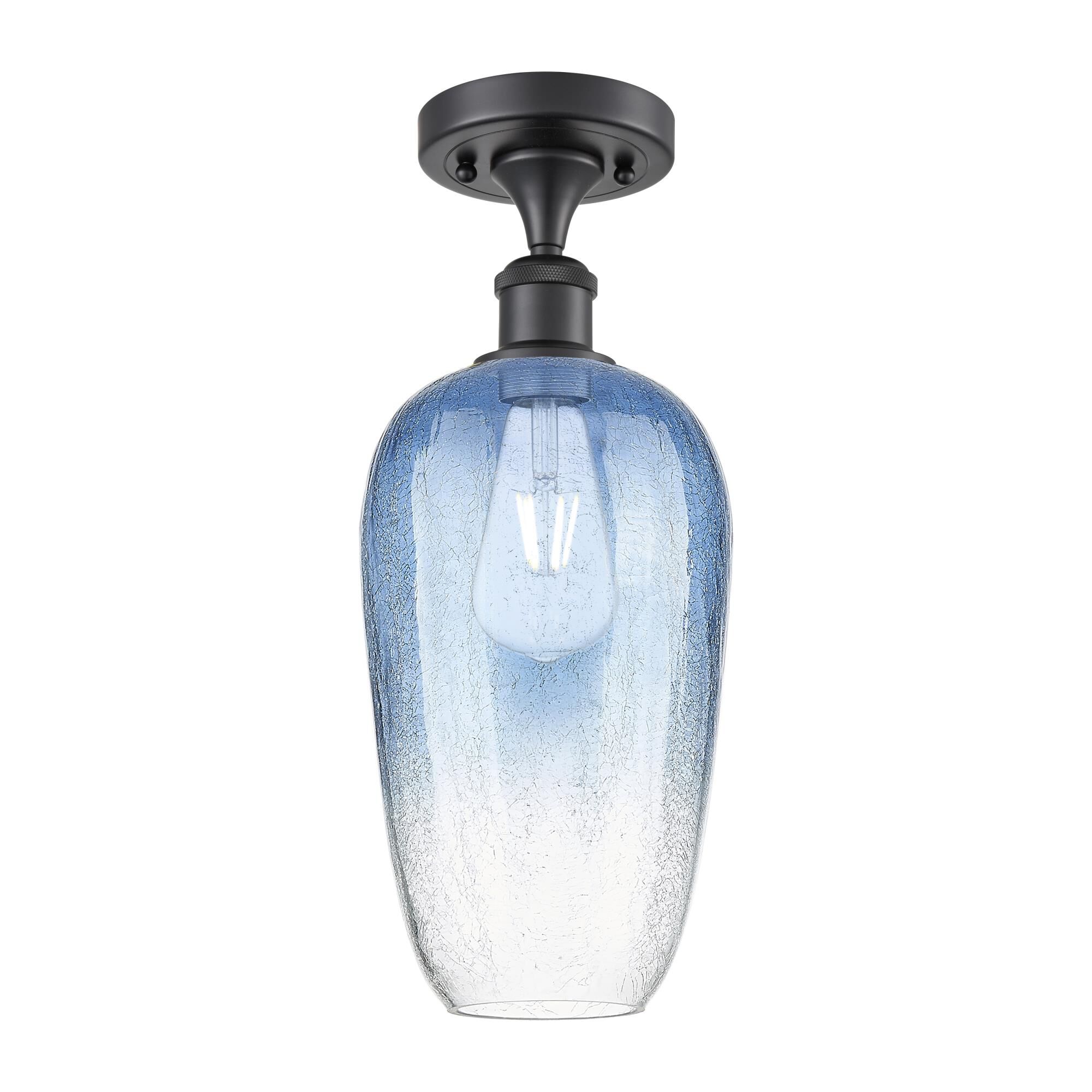 Bruno Marashlian Brookhaven Flute 7 Inch Semi Flush Mount by Innovations Lighting