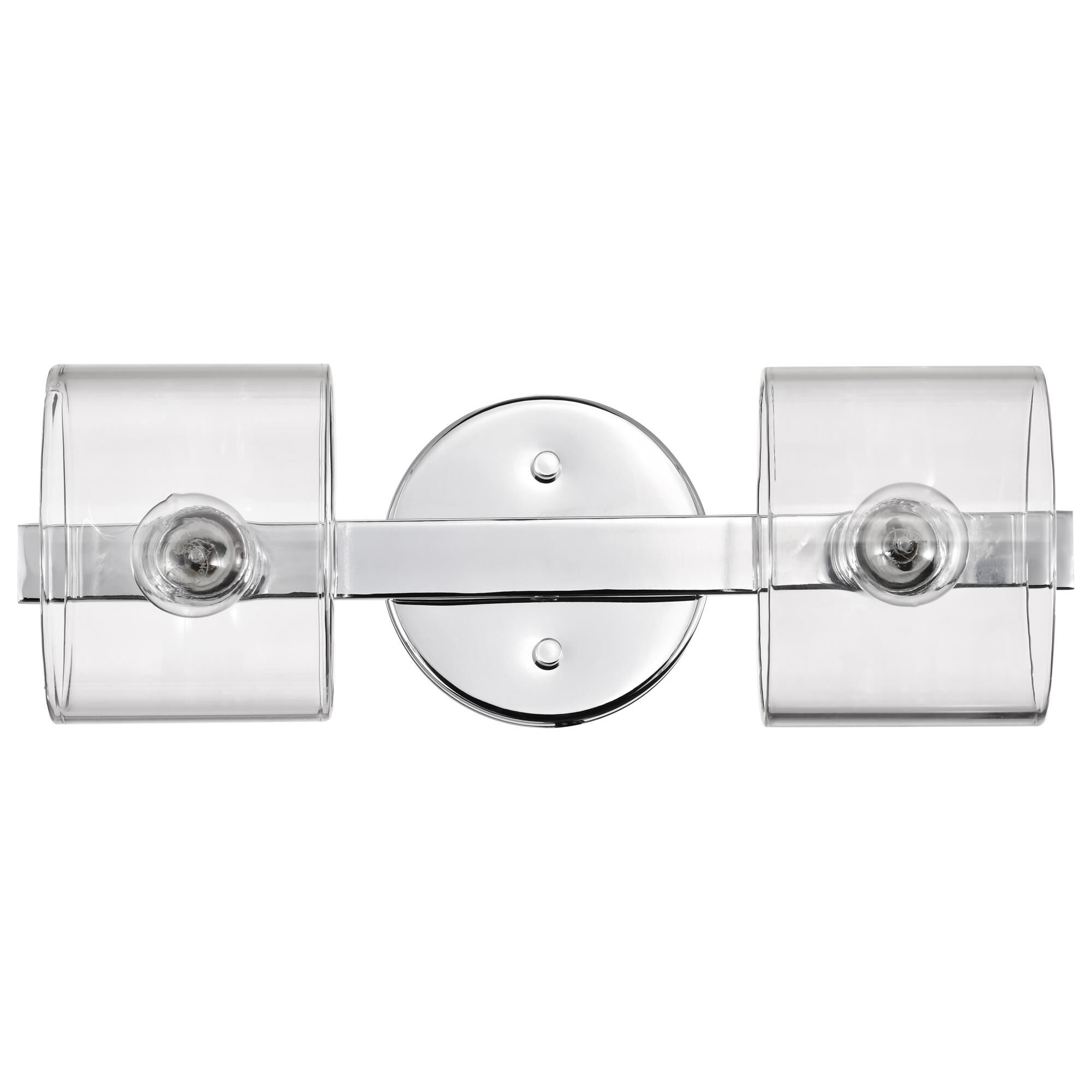 Shown in Polished Nickel finish and Clear glass