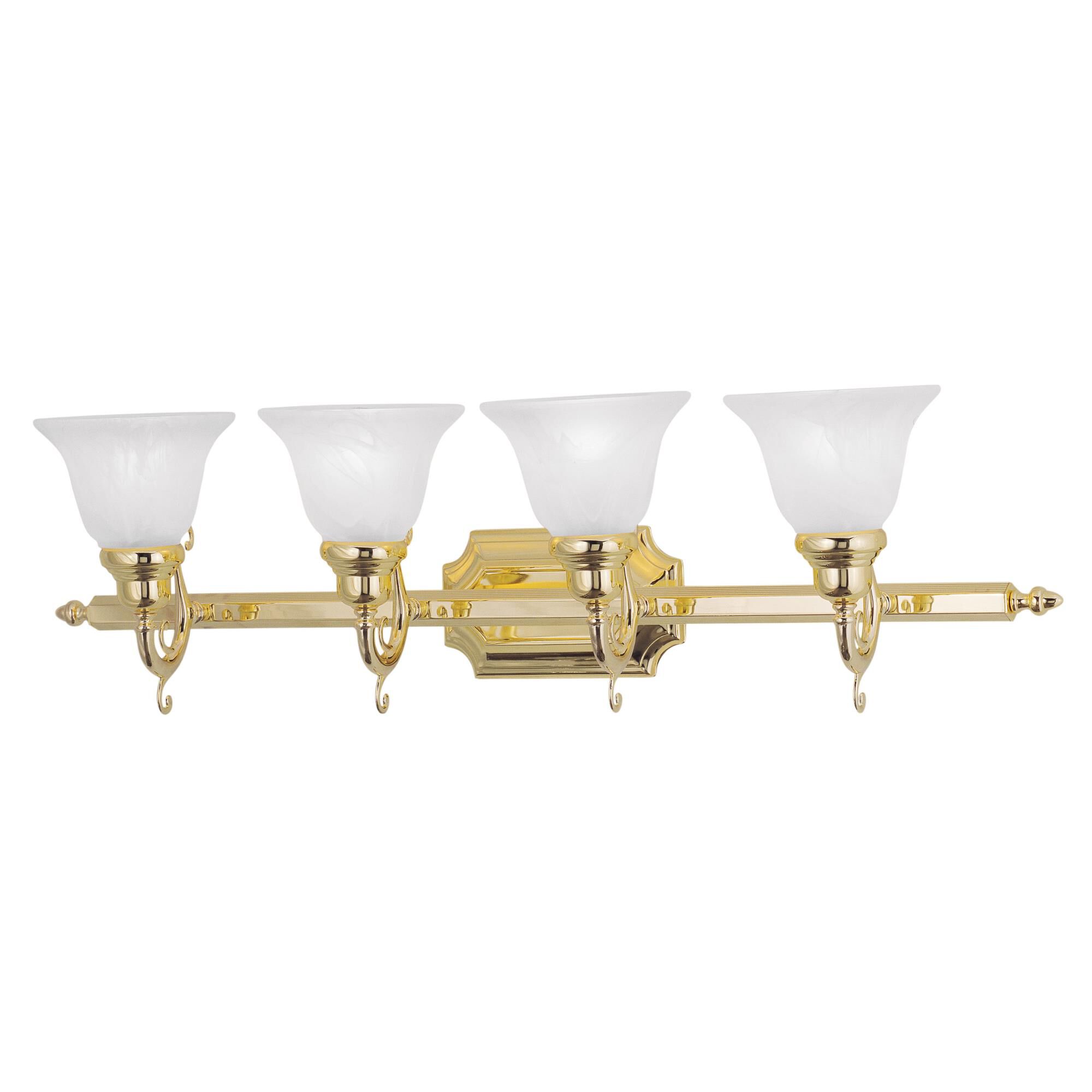 French Regency 33 Inch 4 Light Bath Vanity Light by Livex Lighting