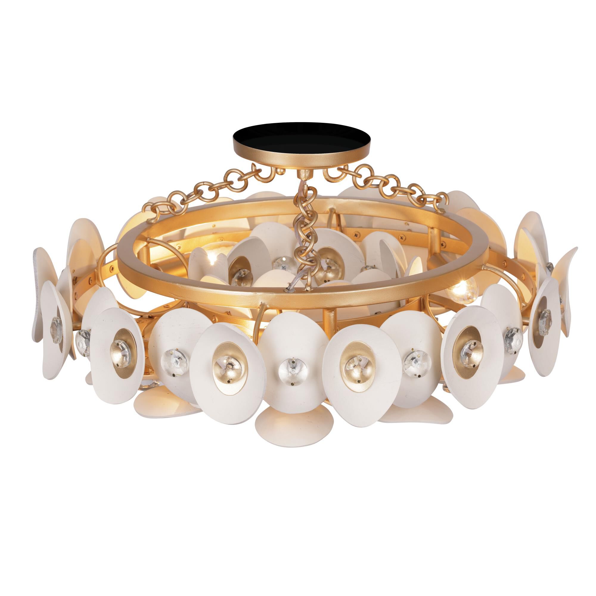 Niu Semi Flush Mount by Metropolitan Lighting