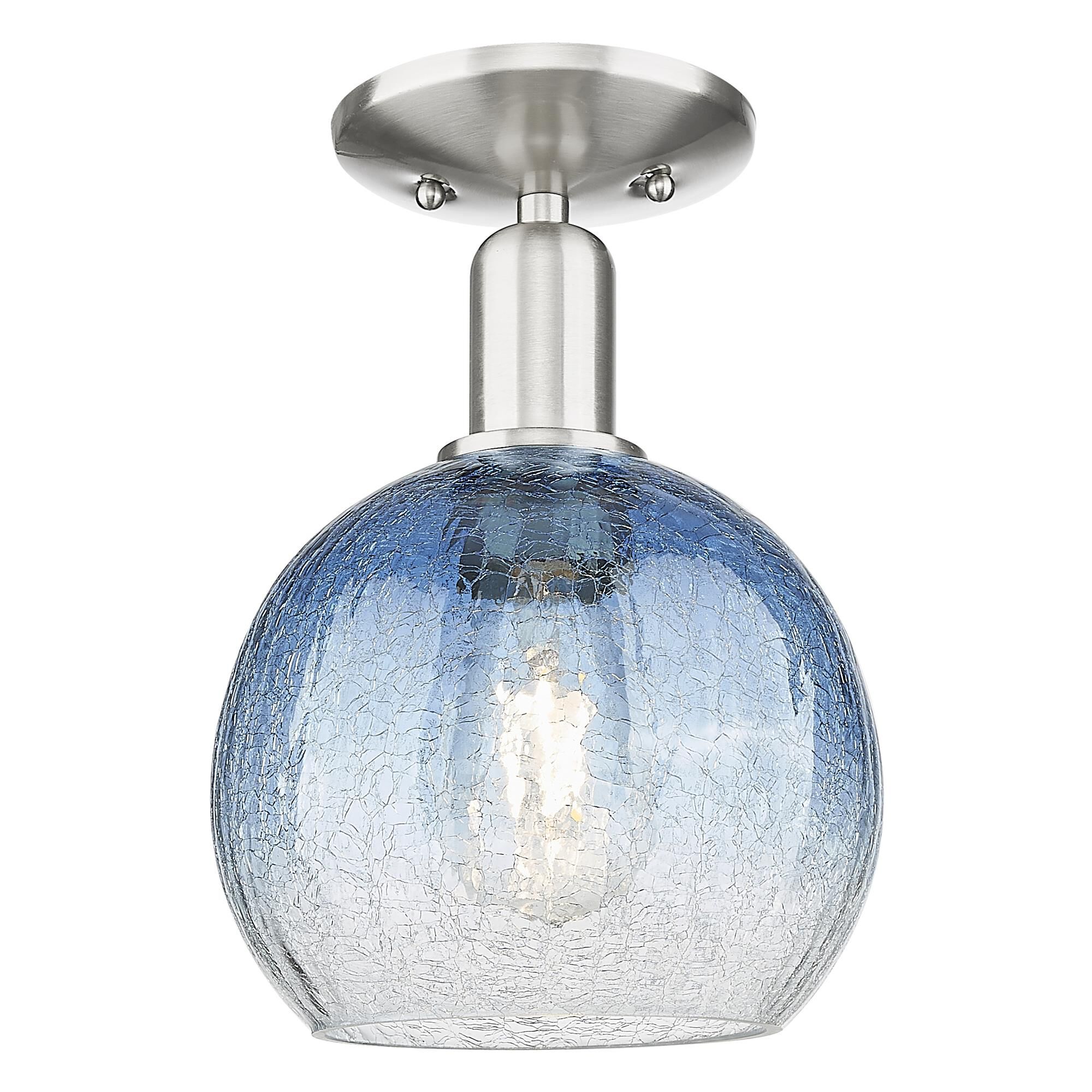 Bruno Marashlian Brookhaven Globe 8 Inch Semi Flush Mount by Innovations Lighting