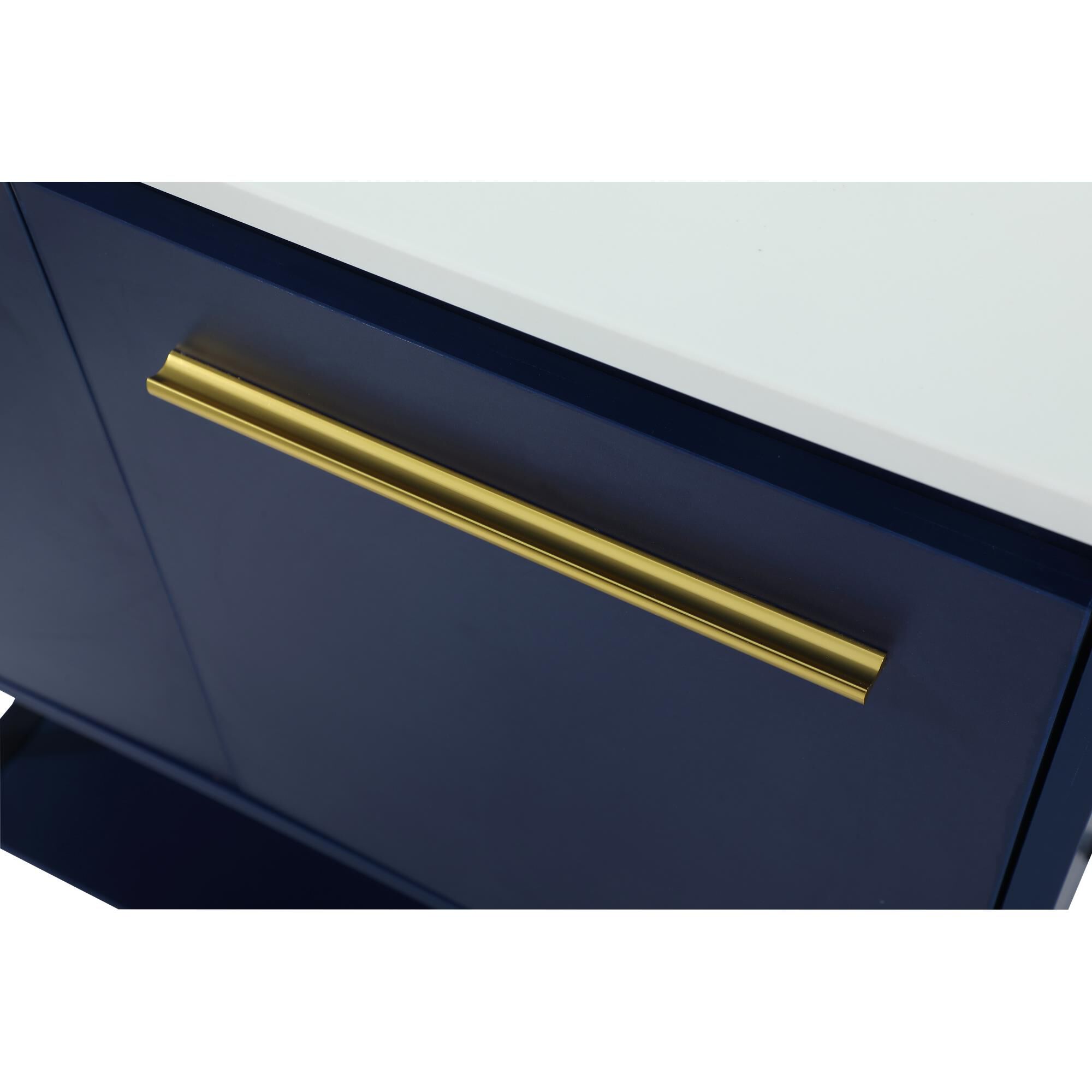 Shown in Blue finish