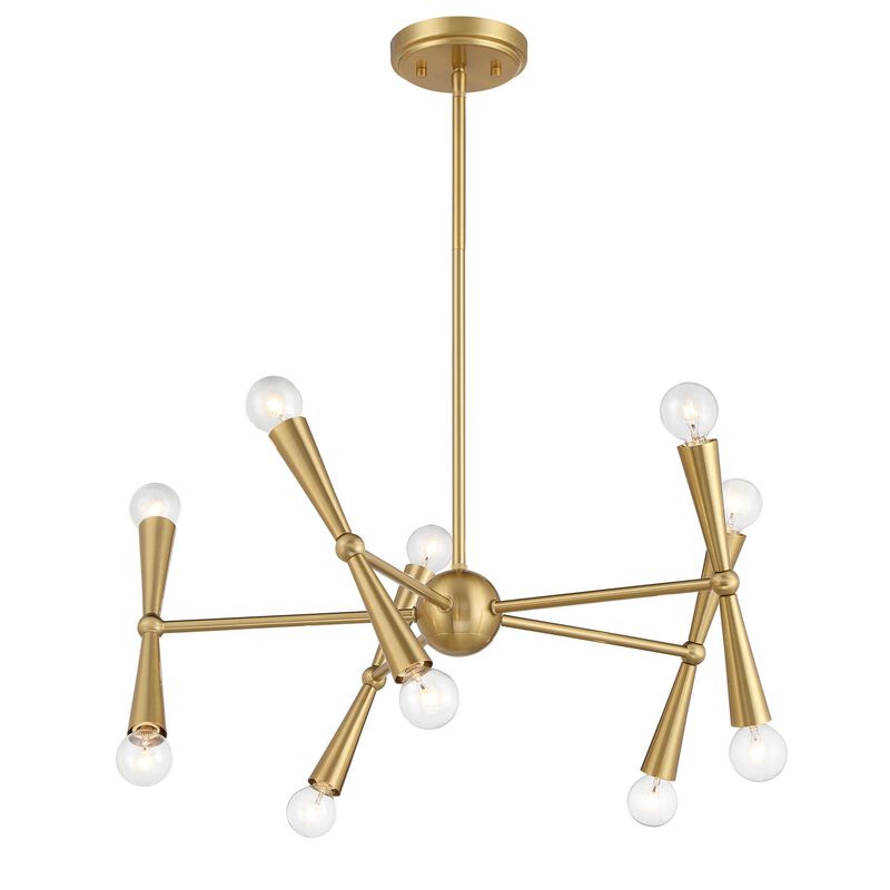 24 Inch Chandelier by Meridian Lighting