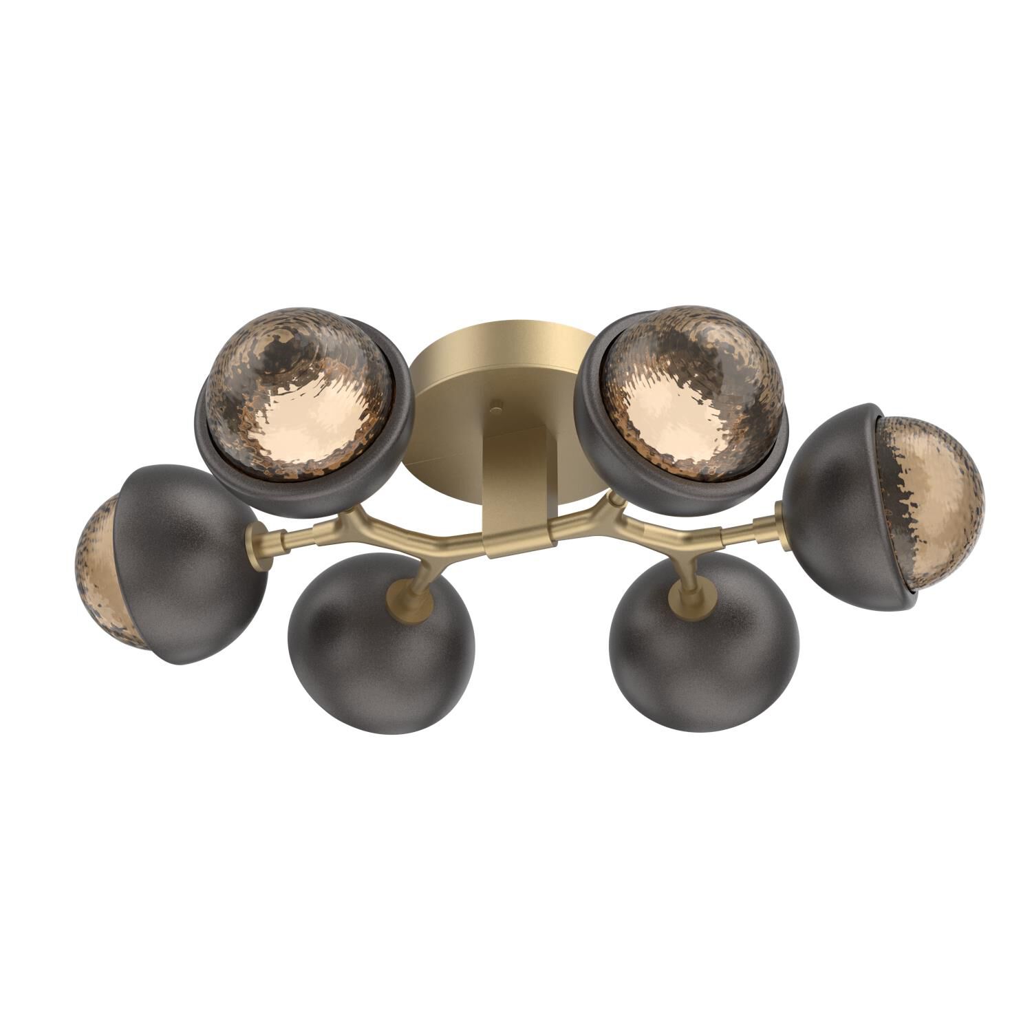 Levi Wilson Cabochon 27 Inch Flush Mount by Hammerton Studio