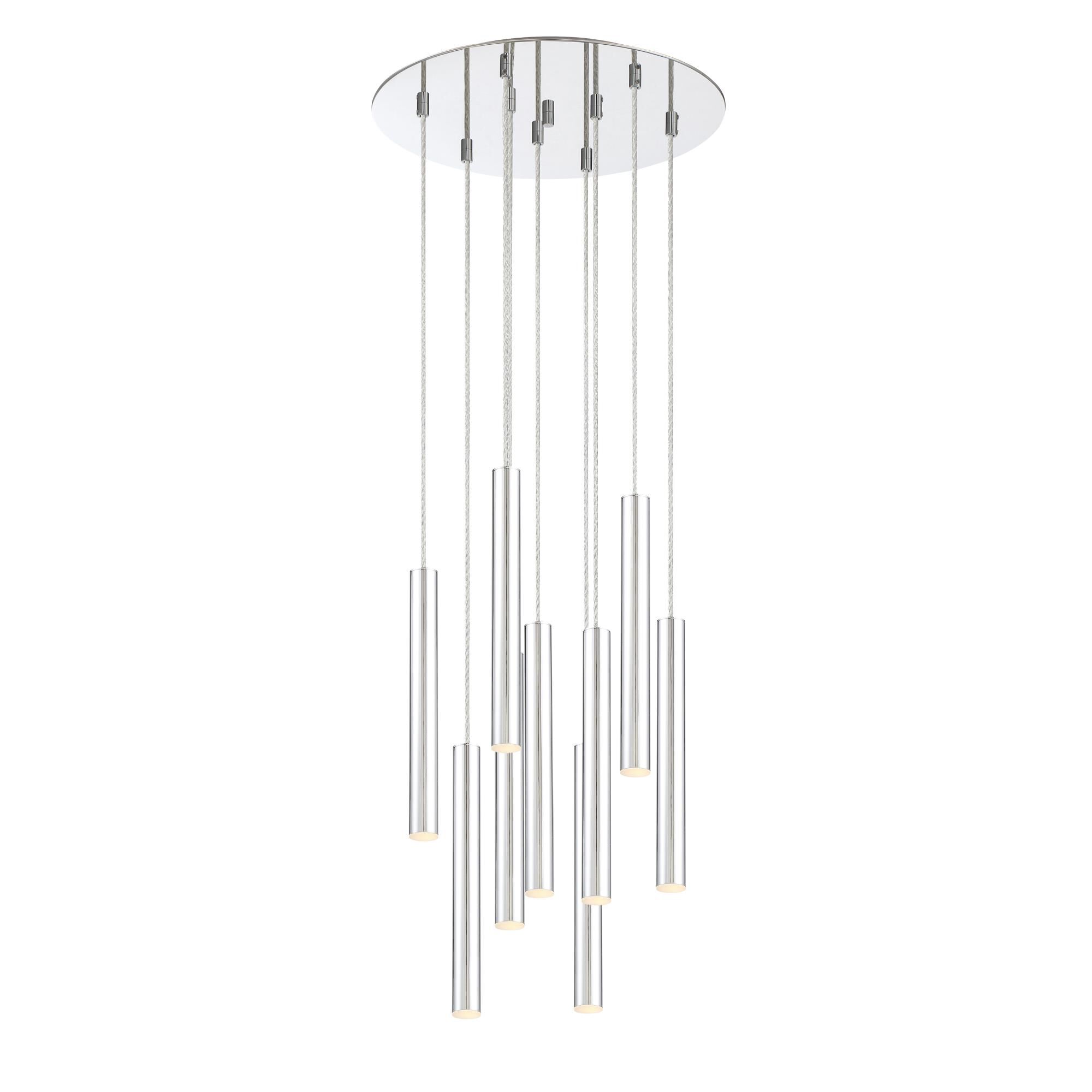 Forest 16 Inch 9 Light LED Linear Suspension Light by Z-Lite