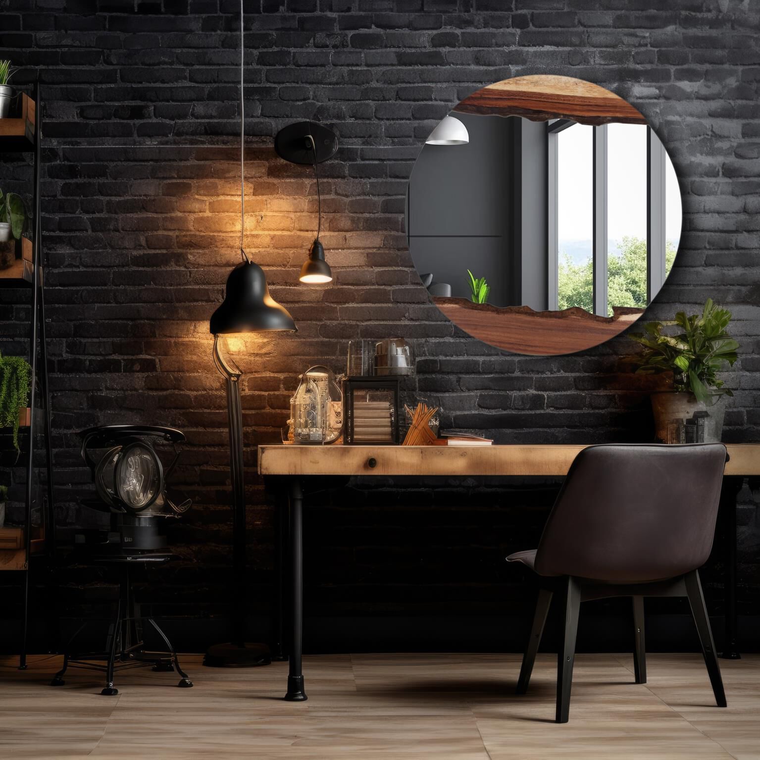 Shown in Wood Grain finish