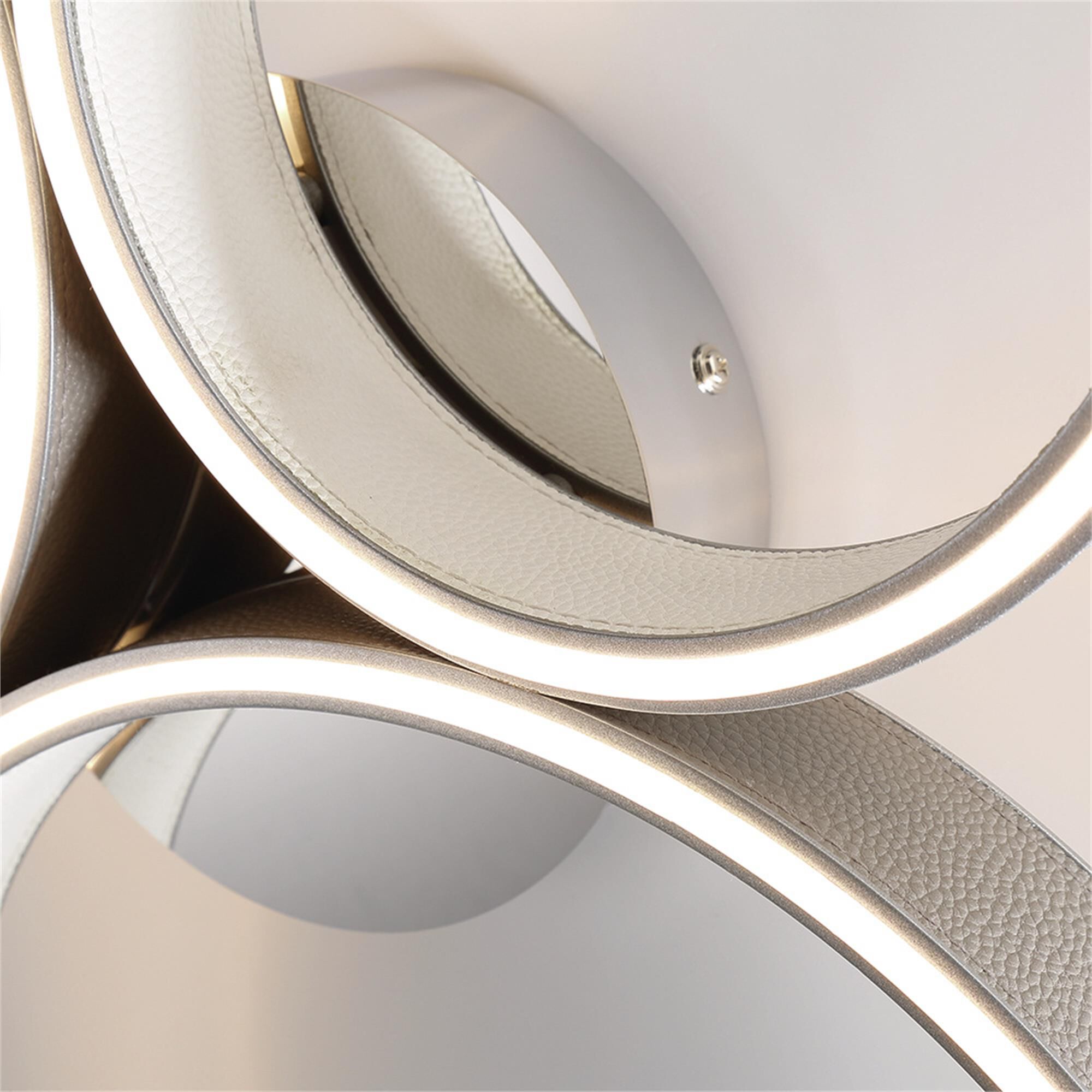 Shown in Greyand White finish