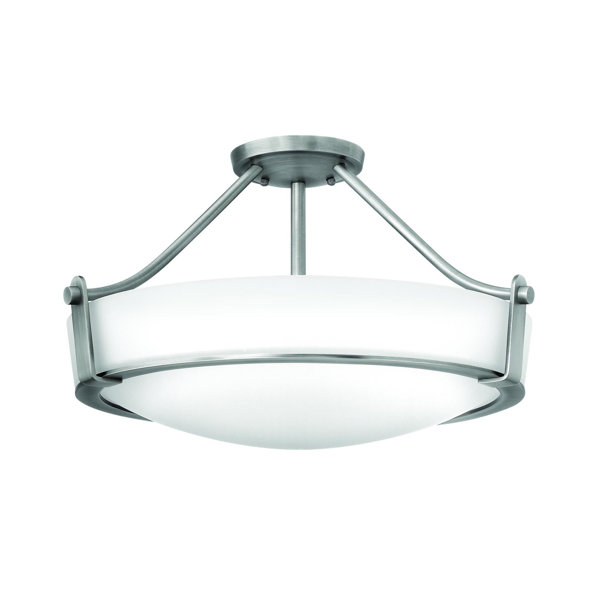 Shown in Antique Nickel finish and Etched glass