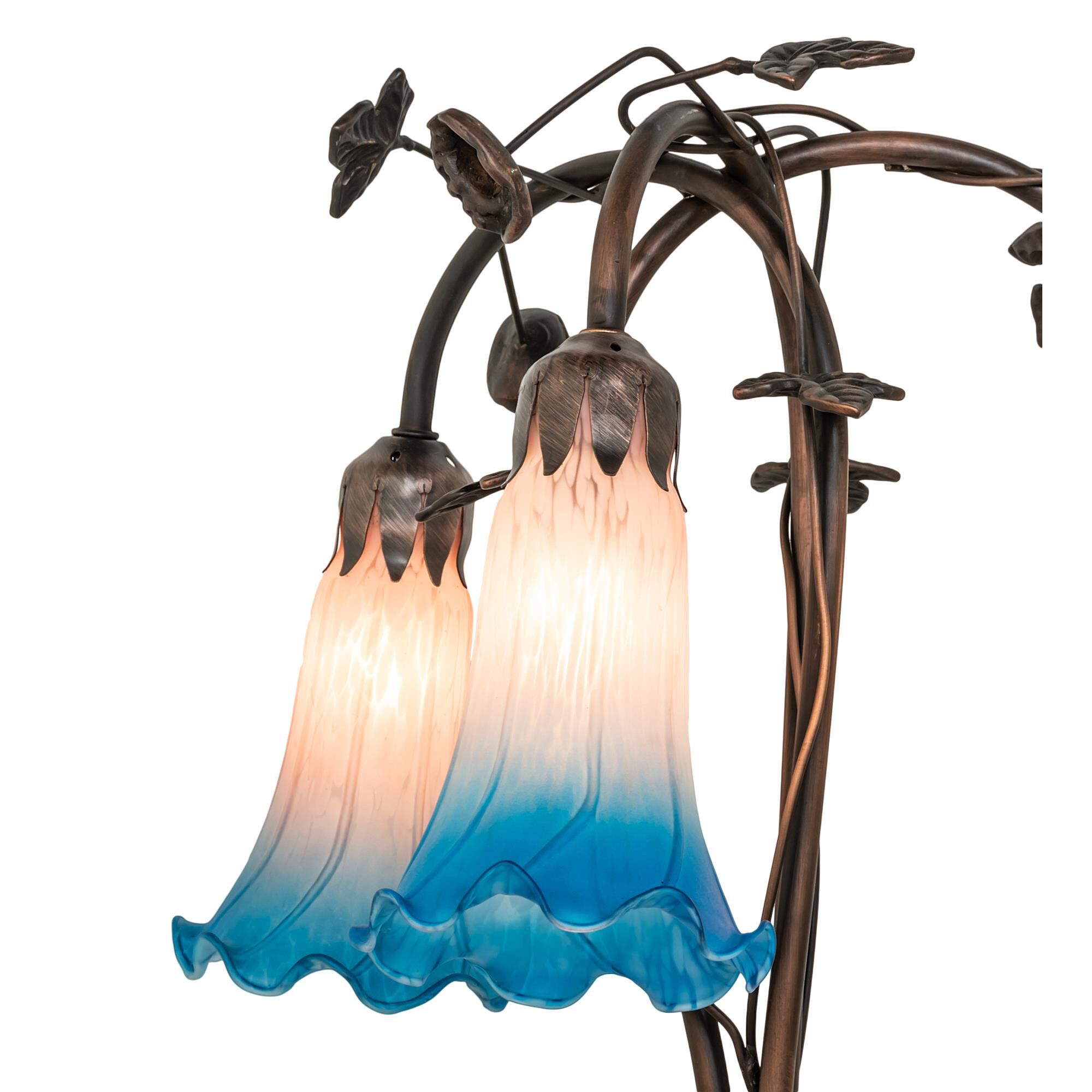 Pink and Blue 58 Inch Floor Lamp by Meyda Lighting