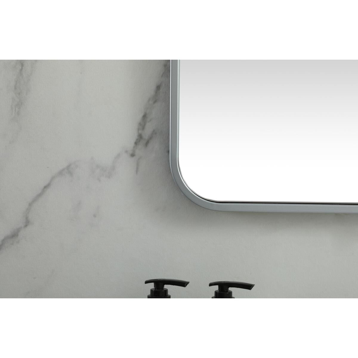 Evermore 24 Inch Bathroom Mirror by Elegant Decor
