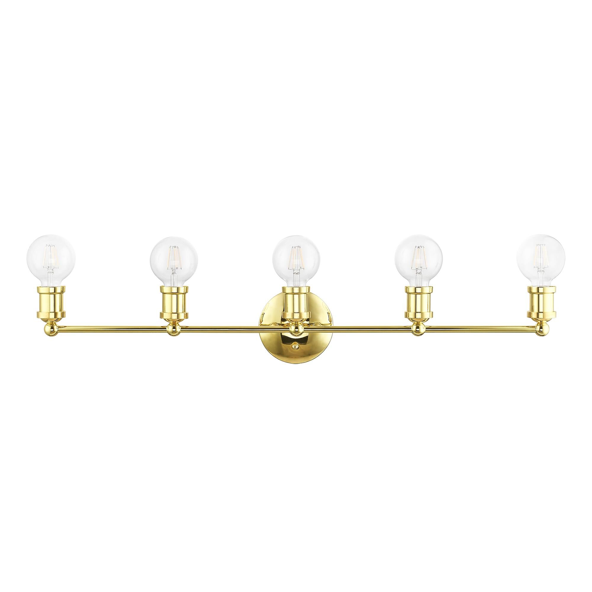 Lansdale 33 Inch 5 Light Bath Vanity Light by Livex Lighting
