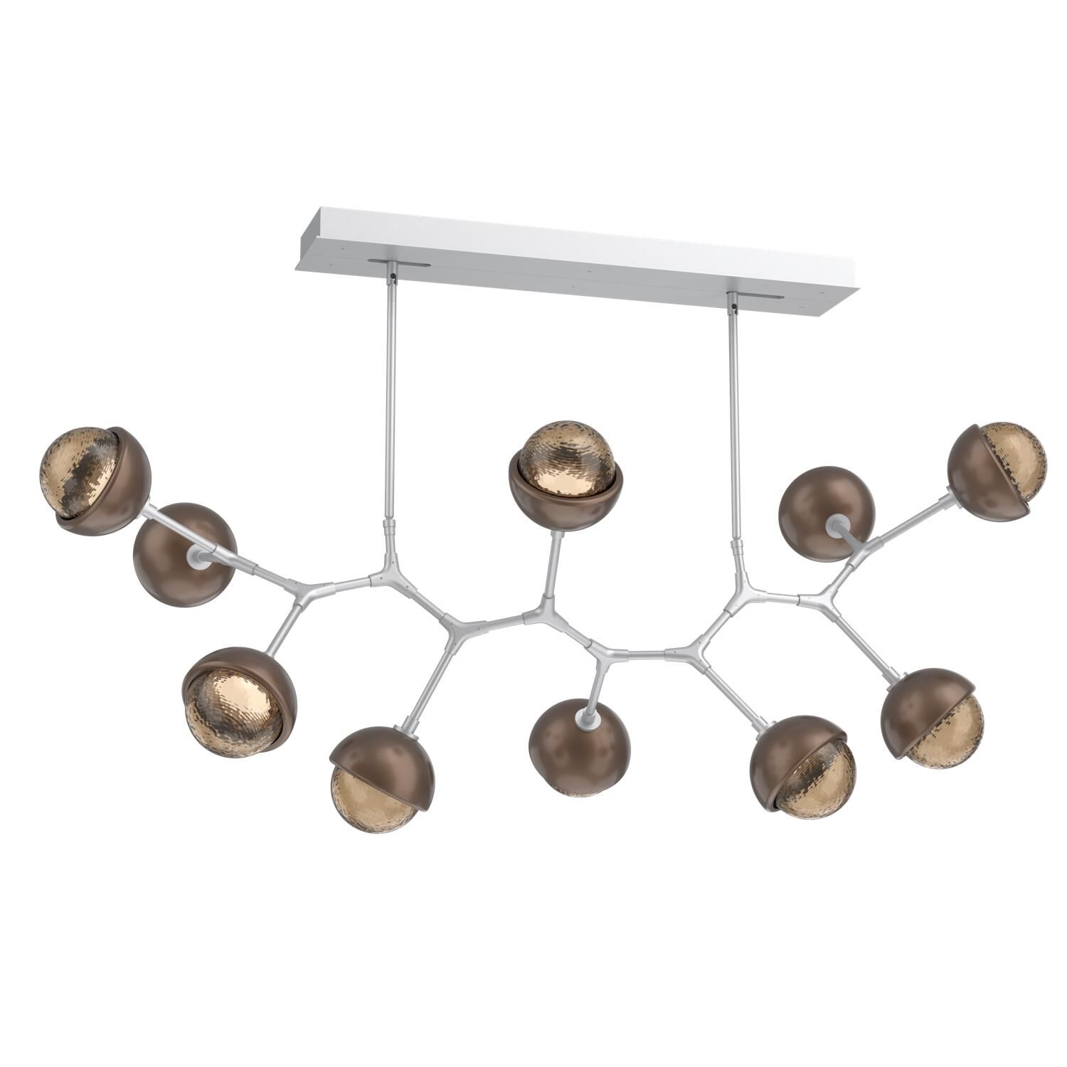 Shown in Classic Silver finish and Bronze glass and Burnished Bronze accent