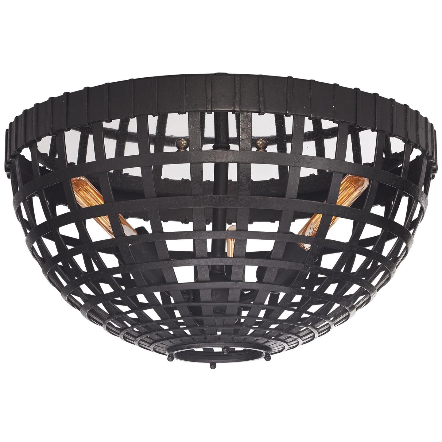 AERIN Mill 15 Inch 3 Light Flush Mount by Visual Comfort Signature Collection - Clearance