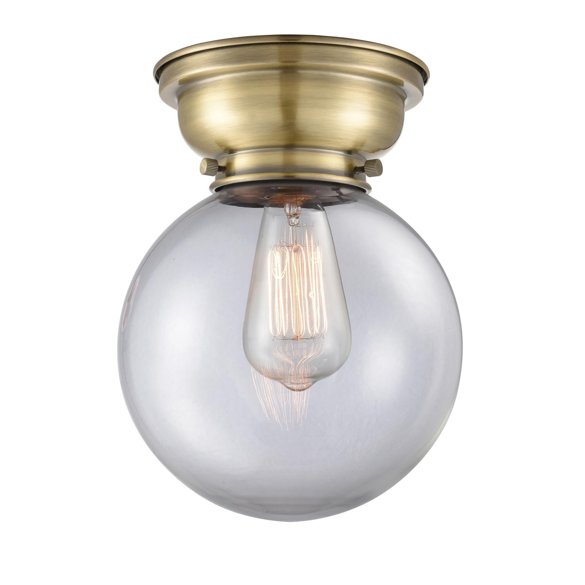 Bruno Marashlian Large Beacon 8 Inch 1 Light Flush Mount by Innovations Lighting