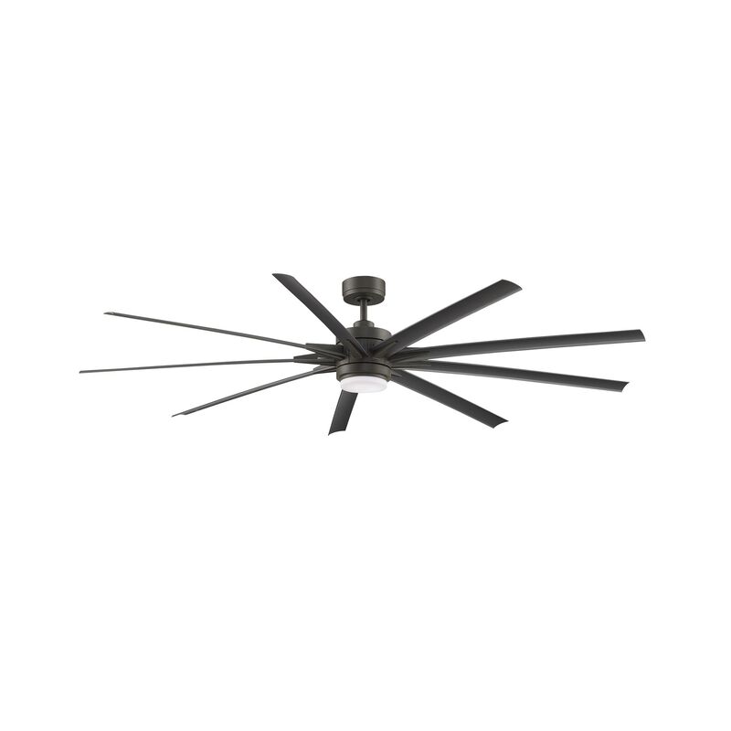 Odyn Outdoor Rated 84 Inch Ceiling Fan with Light Kit by Fanimation