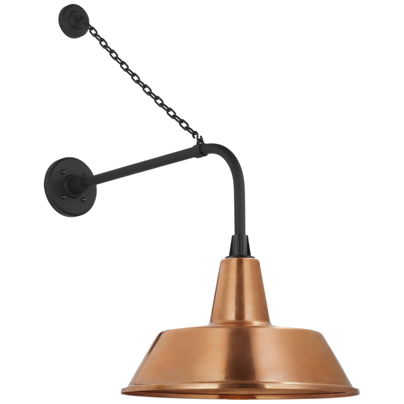 Thomas O'Brien Academy Barn Light 33 Inch Outdoor Wall Light by Visual Comfort Signature Collection