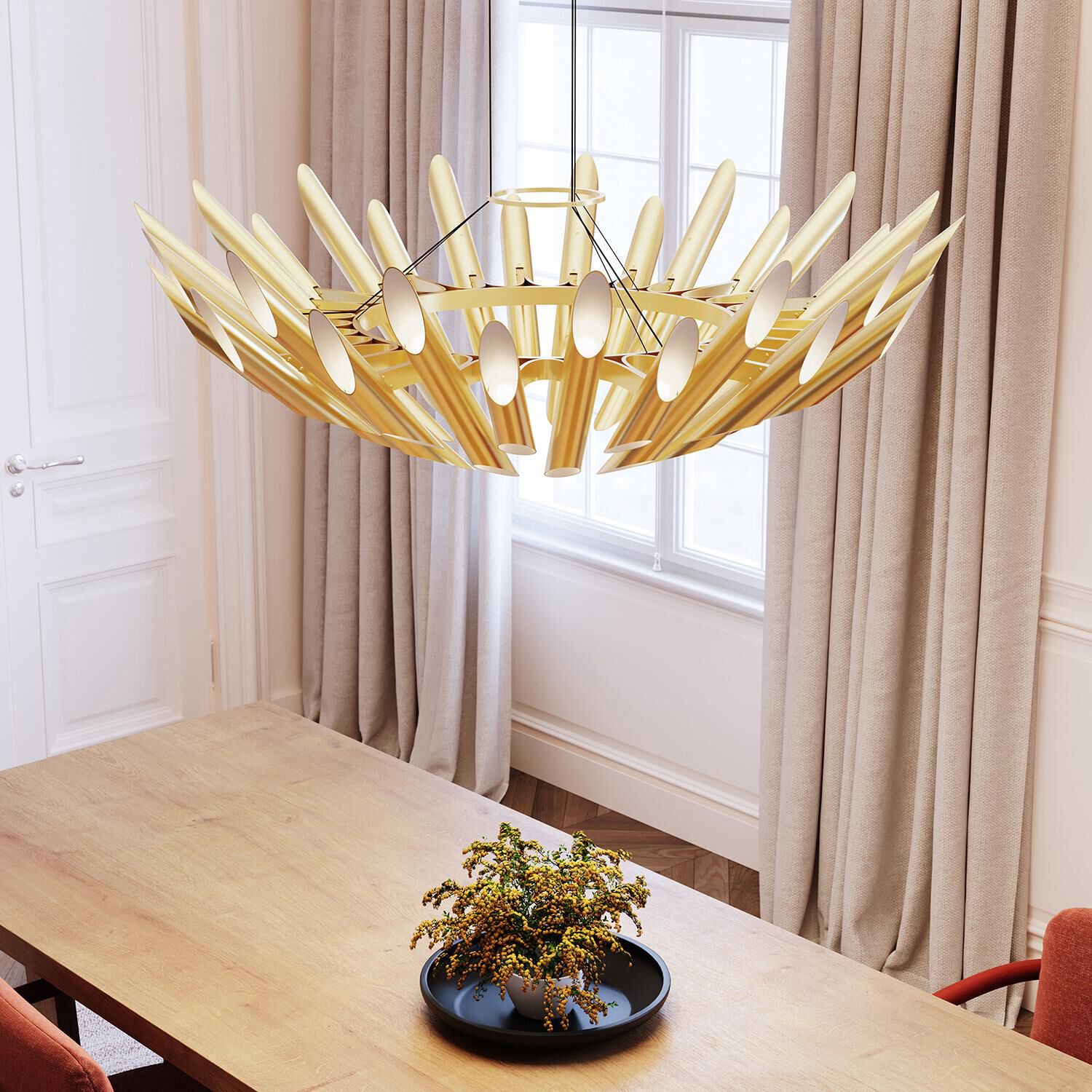 Chimes 48 Inch Large Pendant by SONNEMAN