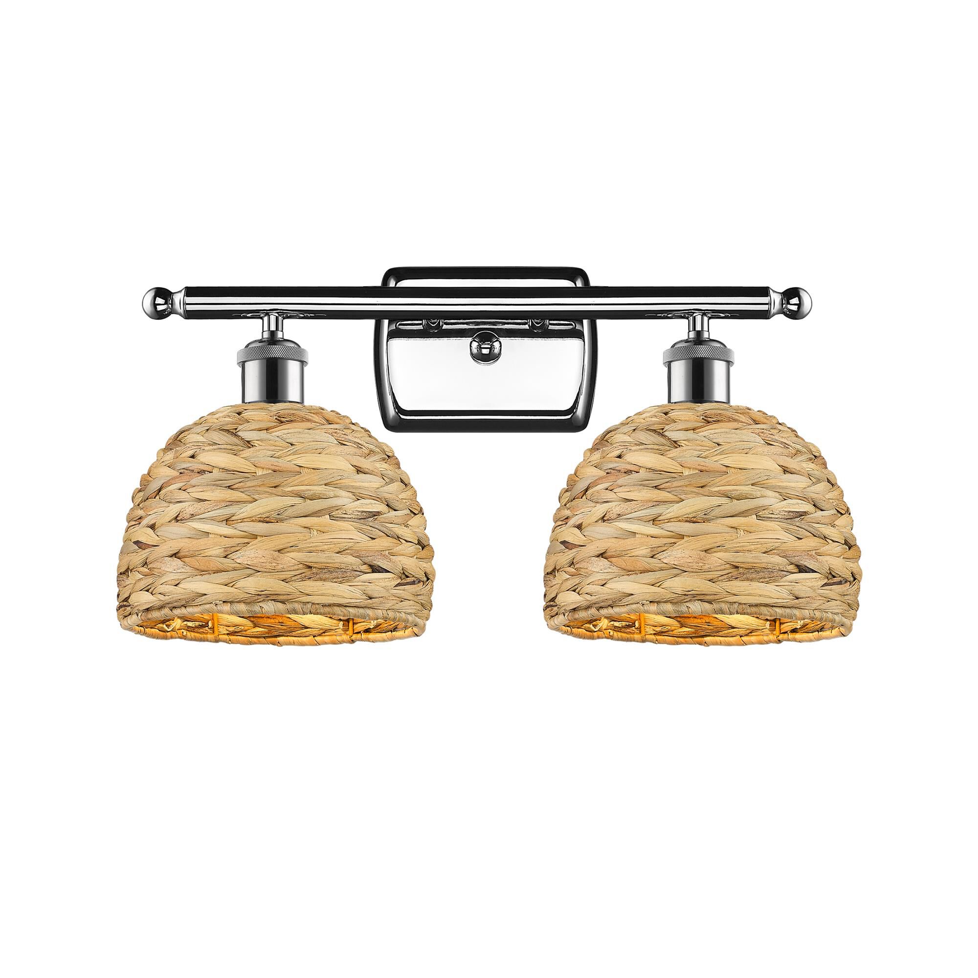 Bruno Marshlain Woven Rattan 18 Inch Bath Vanity Light by Innovations Lighting