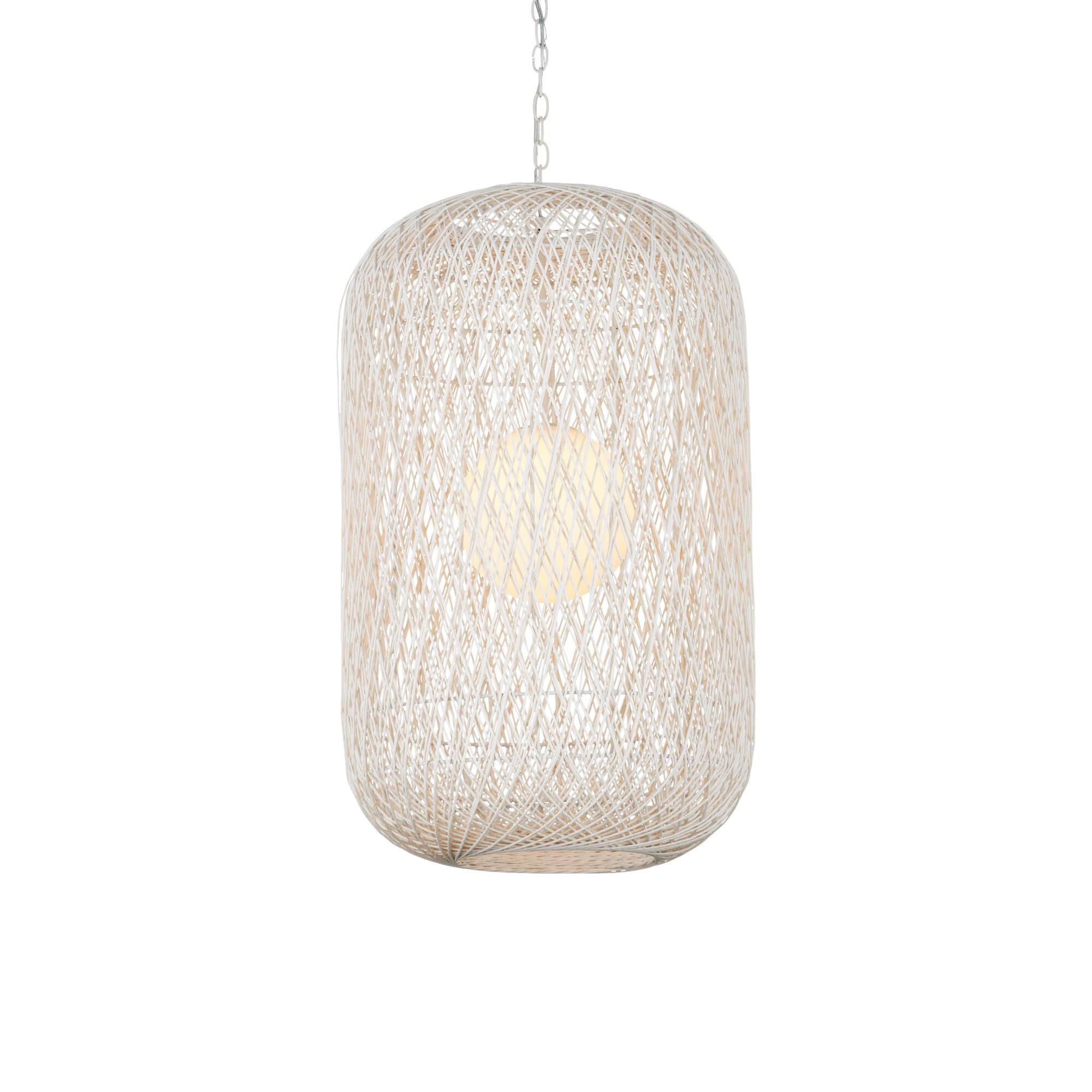 Cocoon 21 Inch Large Pendant by Currey and Company