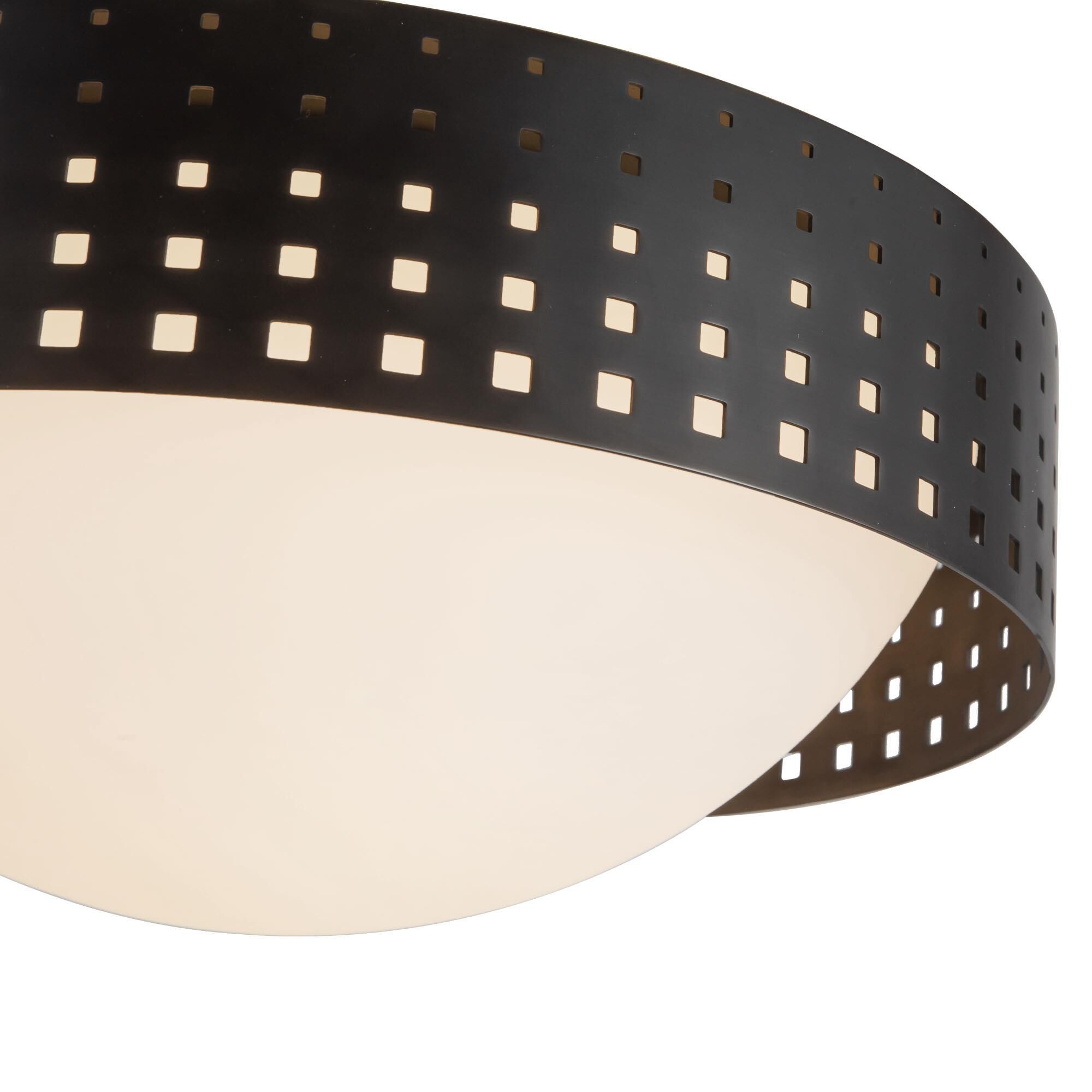 Shown in Urban Bronze finish and Clear Exterior Opal Interior glass