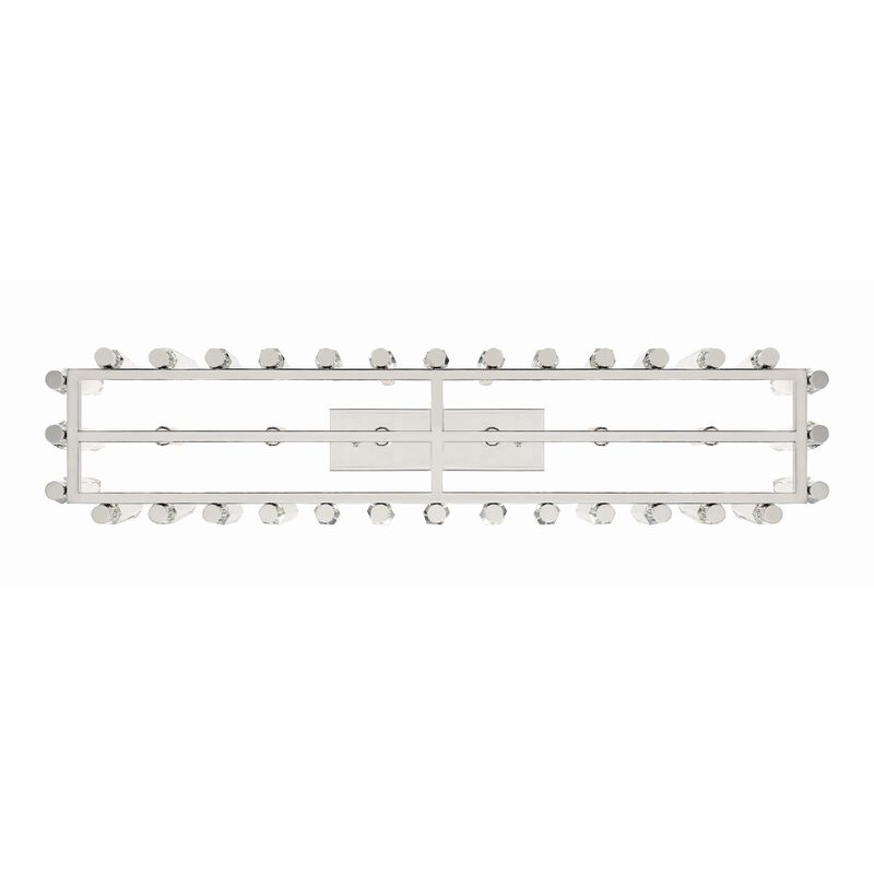 Watson Medium Linear Chandelier by Crystorama