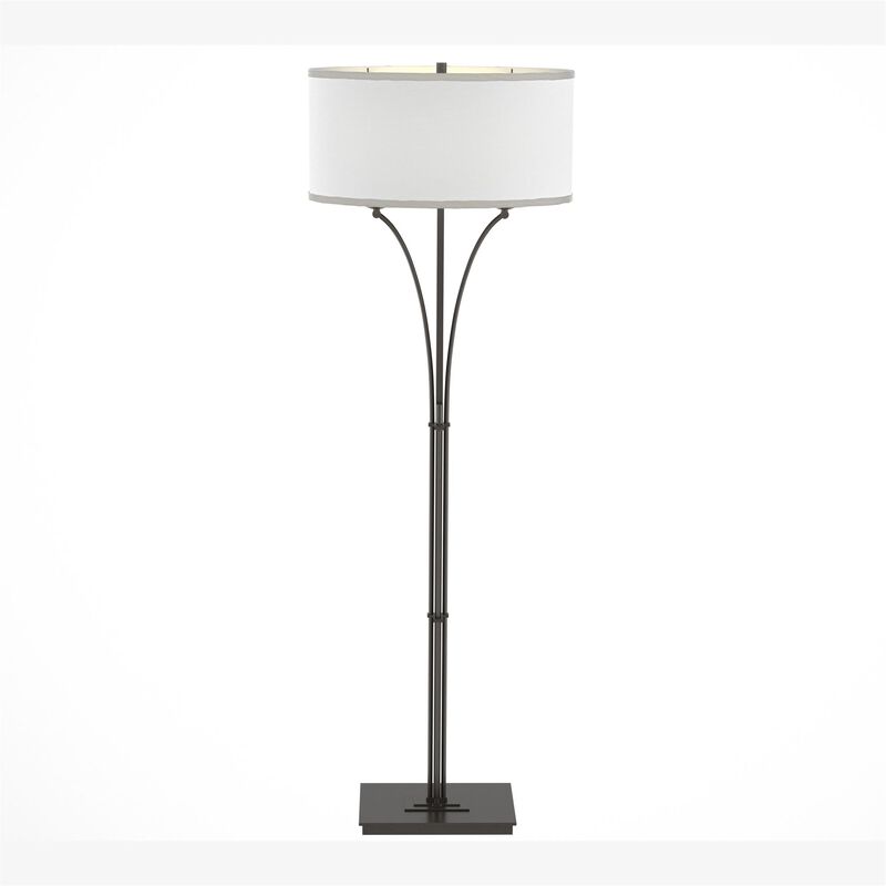 Contemporary Formae 58 Inch Floor Lamp by Hubbardton Forge