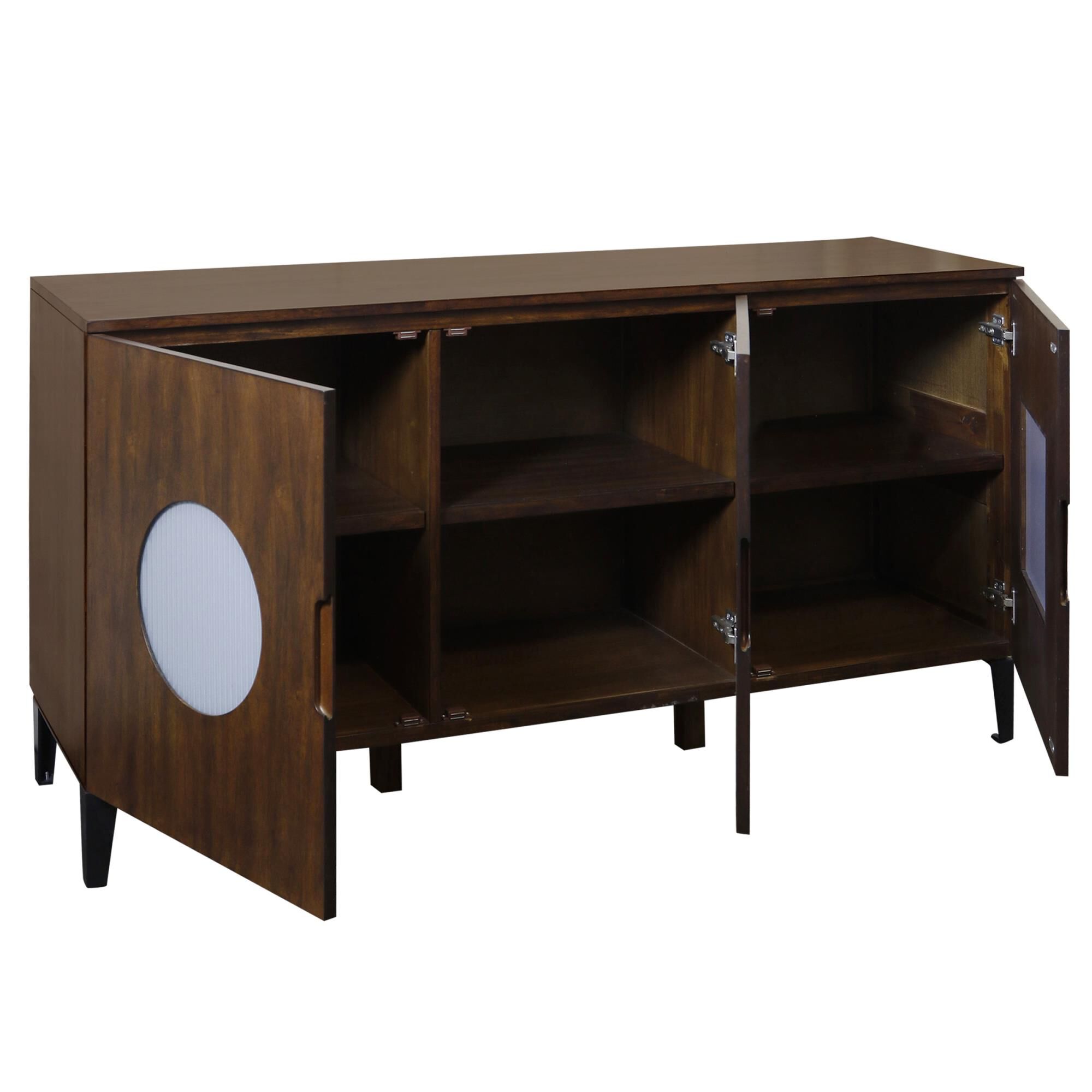 Shown in Dark Walnut, White and Black finish