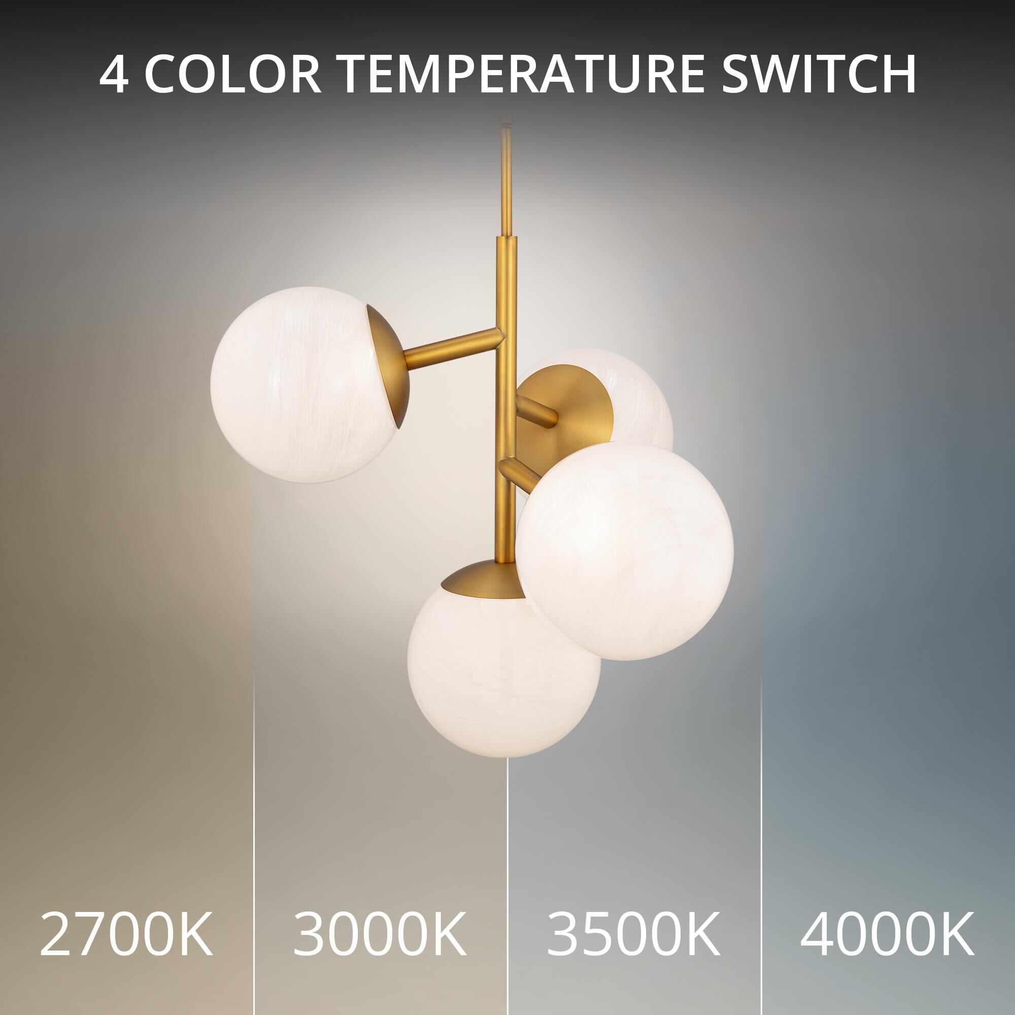 Quatrro 27 Inch Large Pendant by dweLED