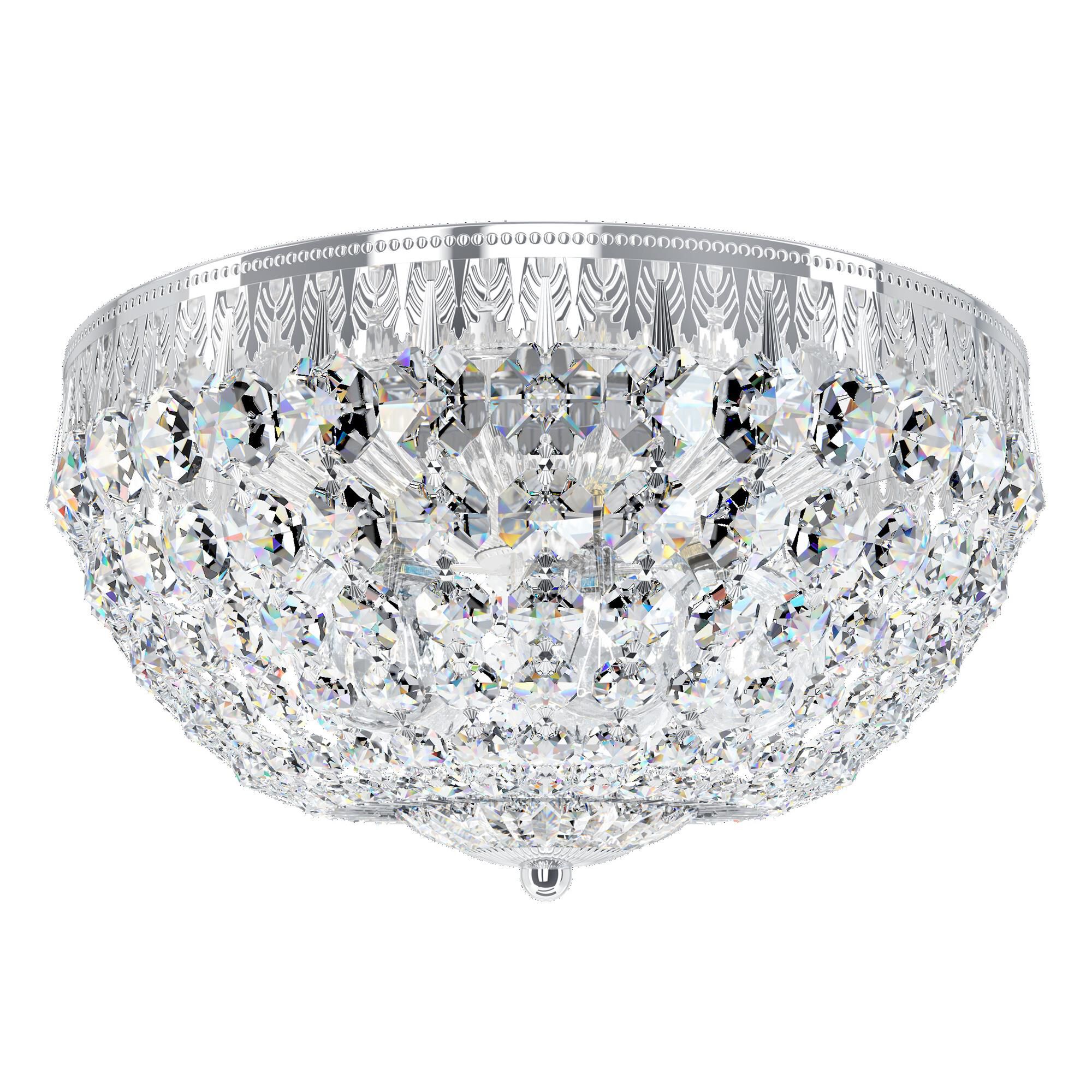 Shown in Silver finish and Clear Radiance crystal