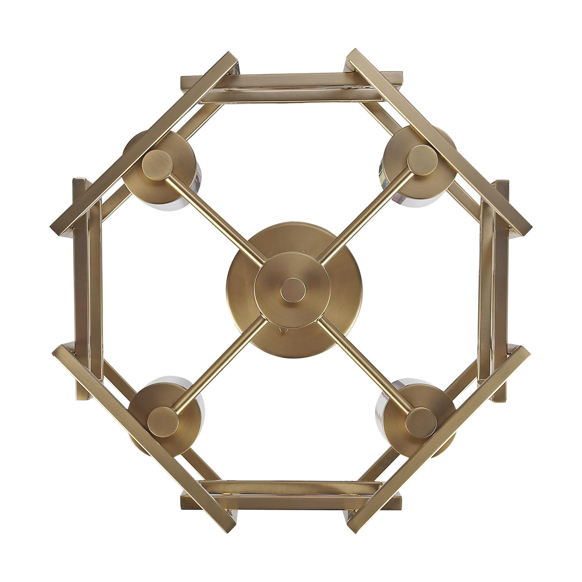 Marco 16 Inch Semi Flush Mount by Golden Lighting