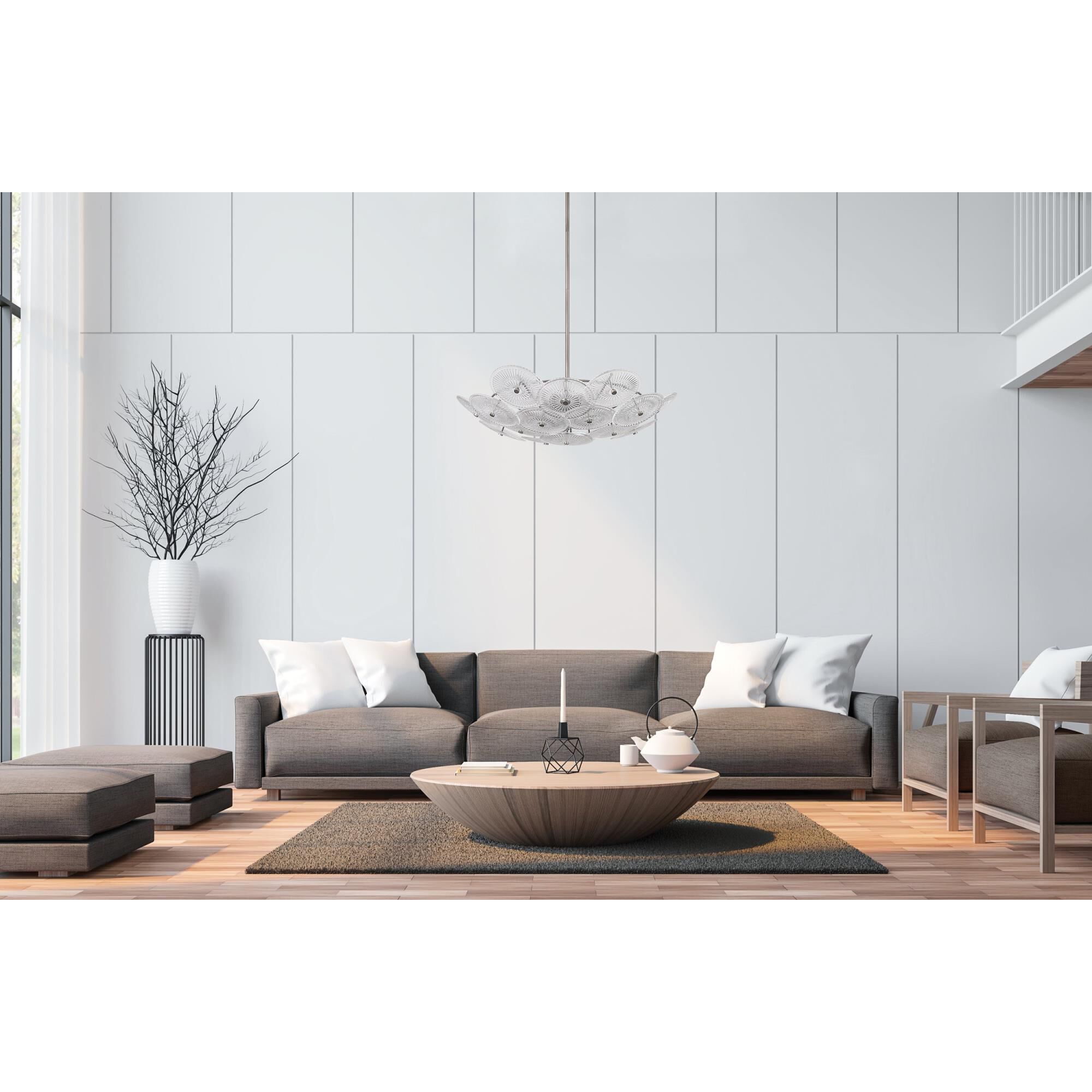 Avril 29 Inch Chandelier by Eglo Lighting