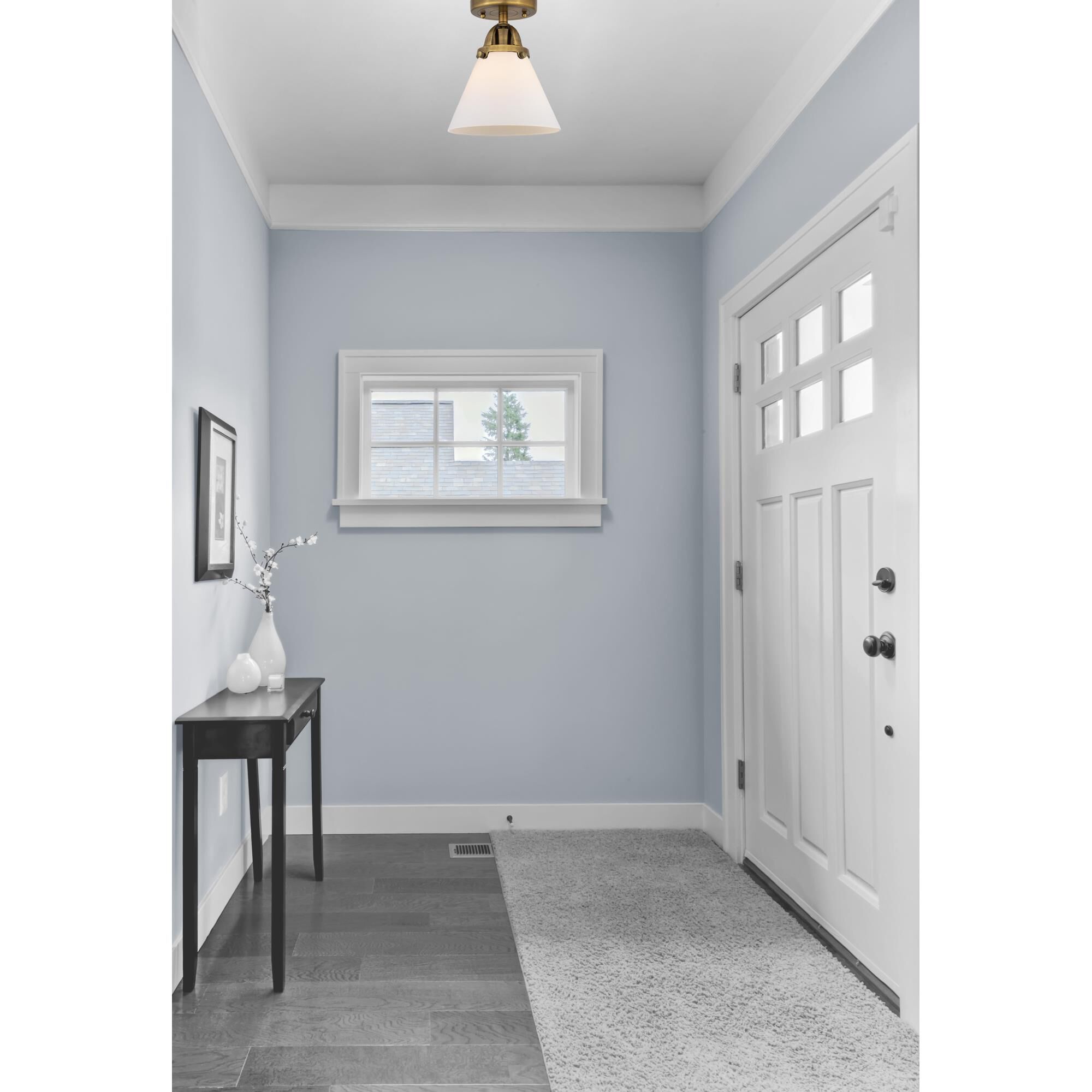 Bruno Marashlian Cone 7 Inch 1 Light Semi Flush Mount by Innovations Lighting