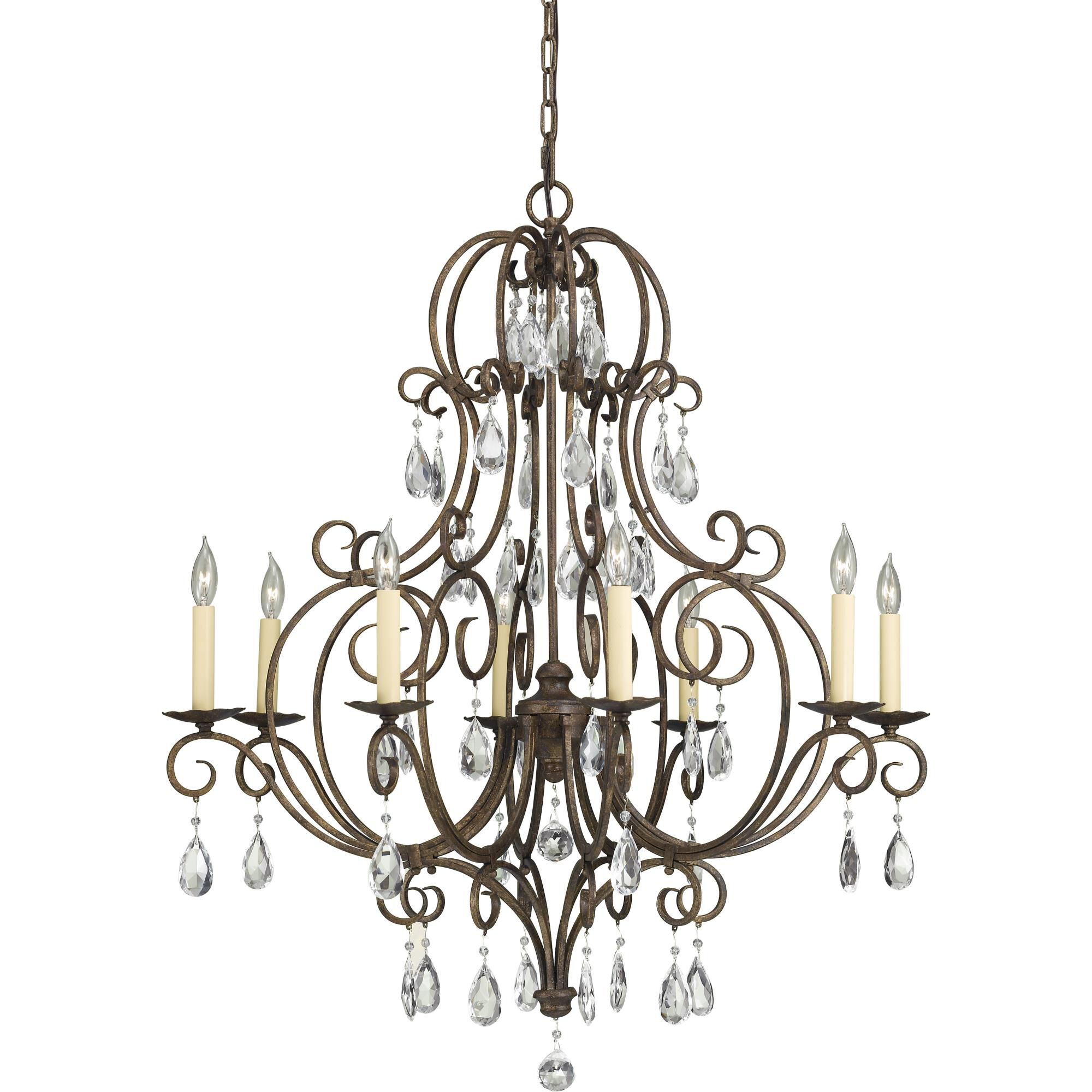 Chateau 32 Inch 8 Light Chandelier by Generation Lighting
