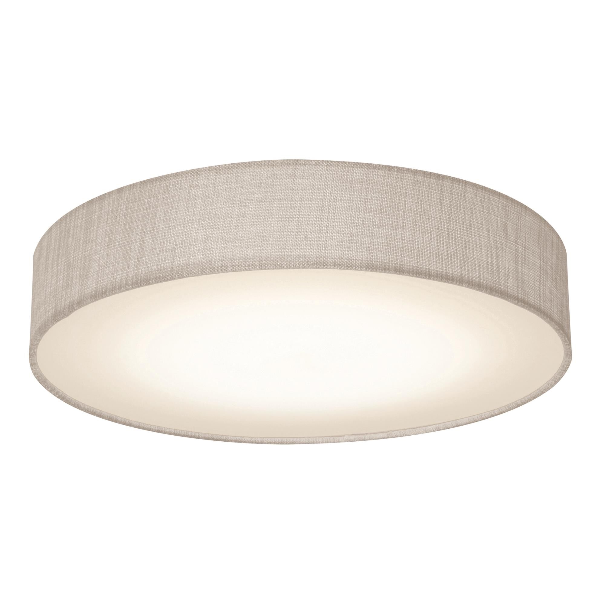 Shown in White finish and Grey, White Fabric, Acrylic shade and 120 Volt Dimmer accent