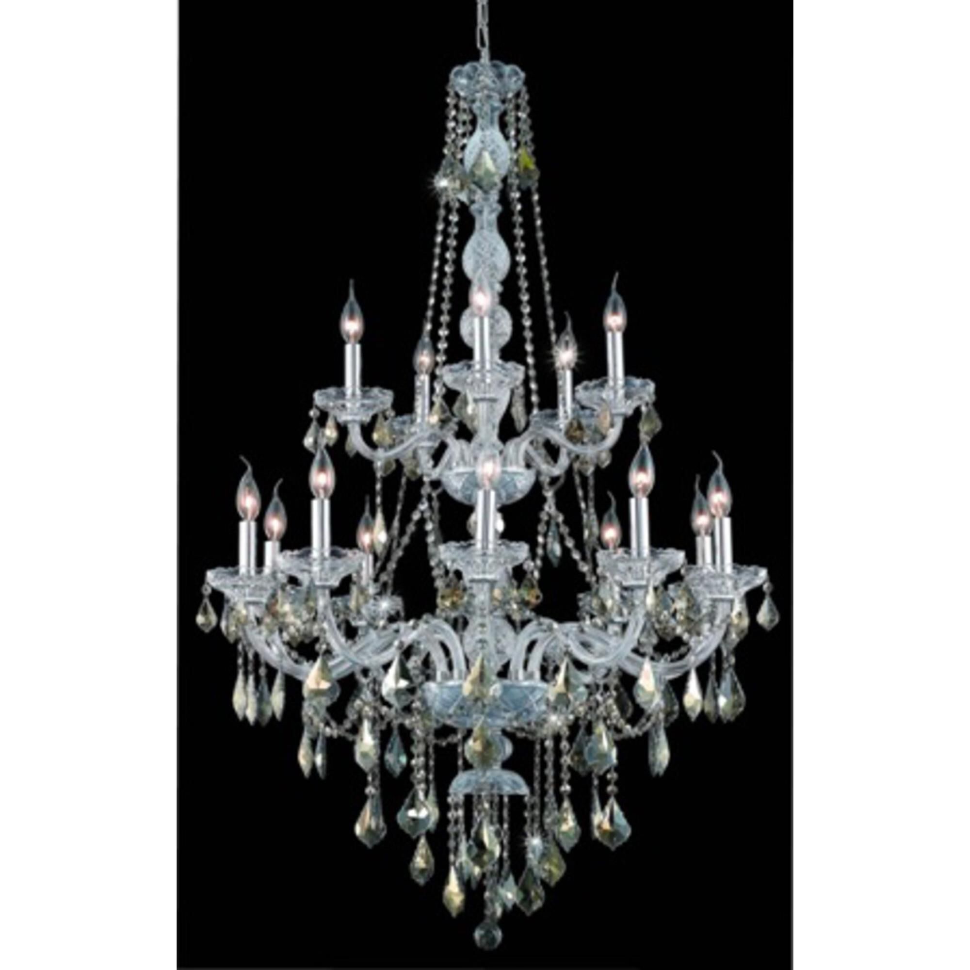 Verona 33 Inch 15 Light Chandelier by Elegant Lighting