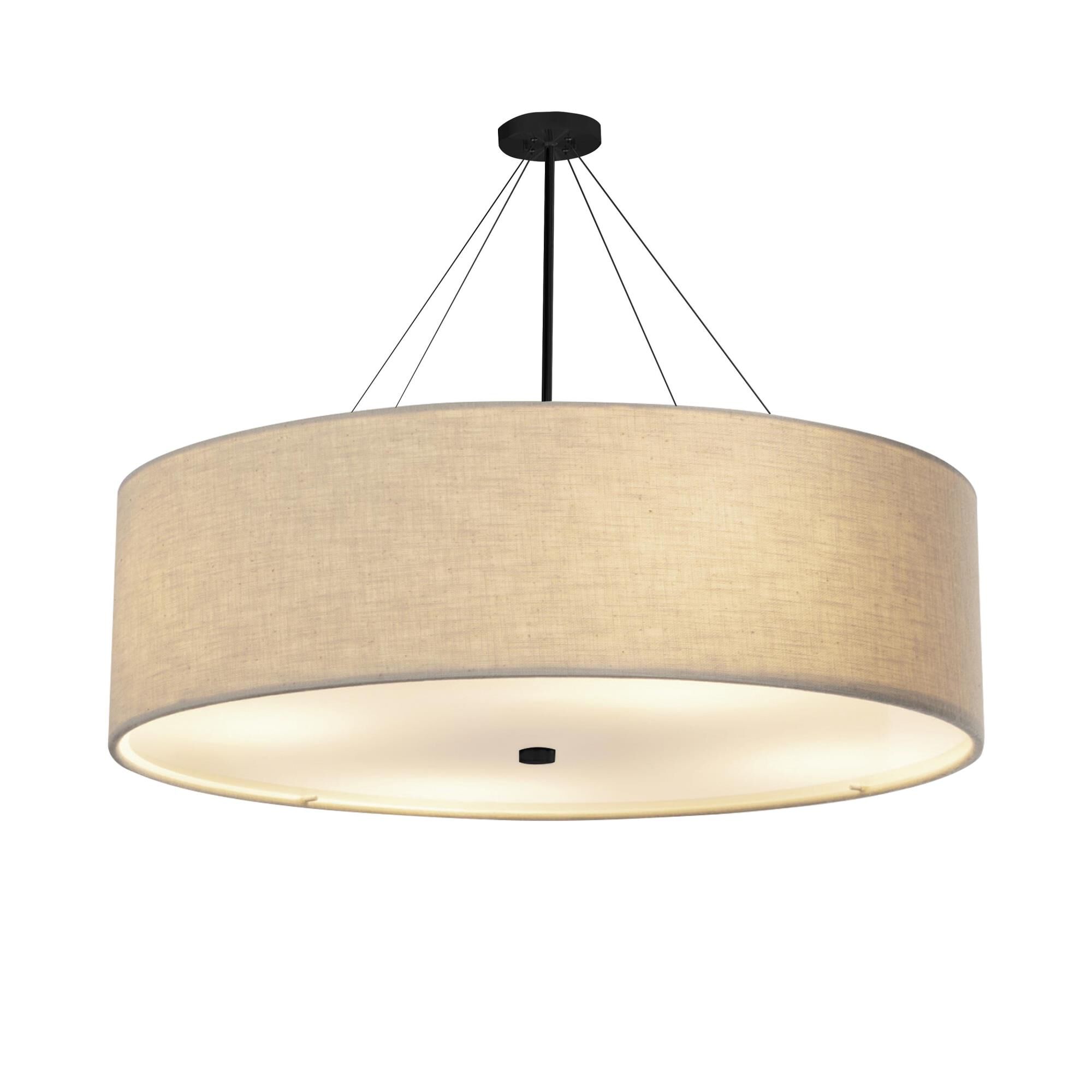 Textile Classic 60 Inch Large Pendant by Justice Design Group