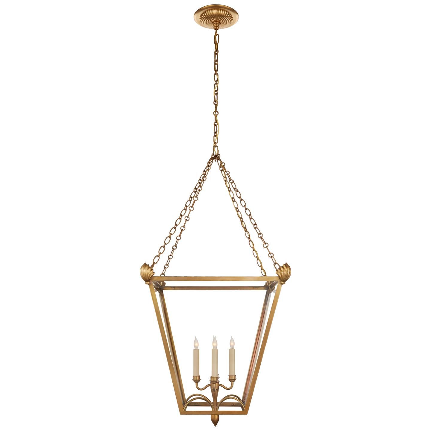 Chapman & Myers Dumfries 21 Inch Cage Pendant by Visual Comfort Signature Collection