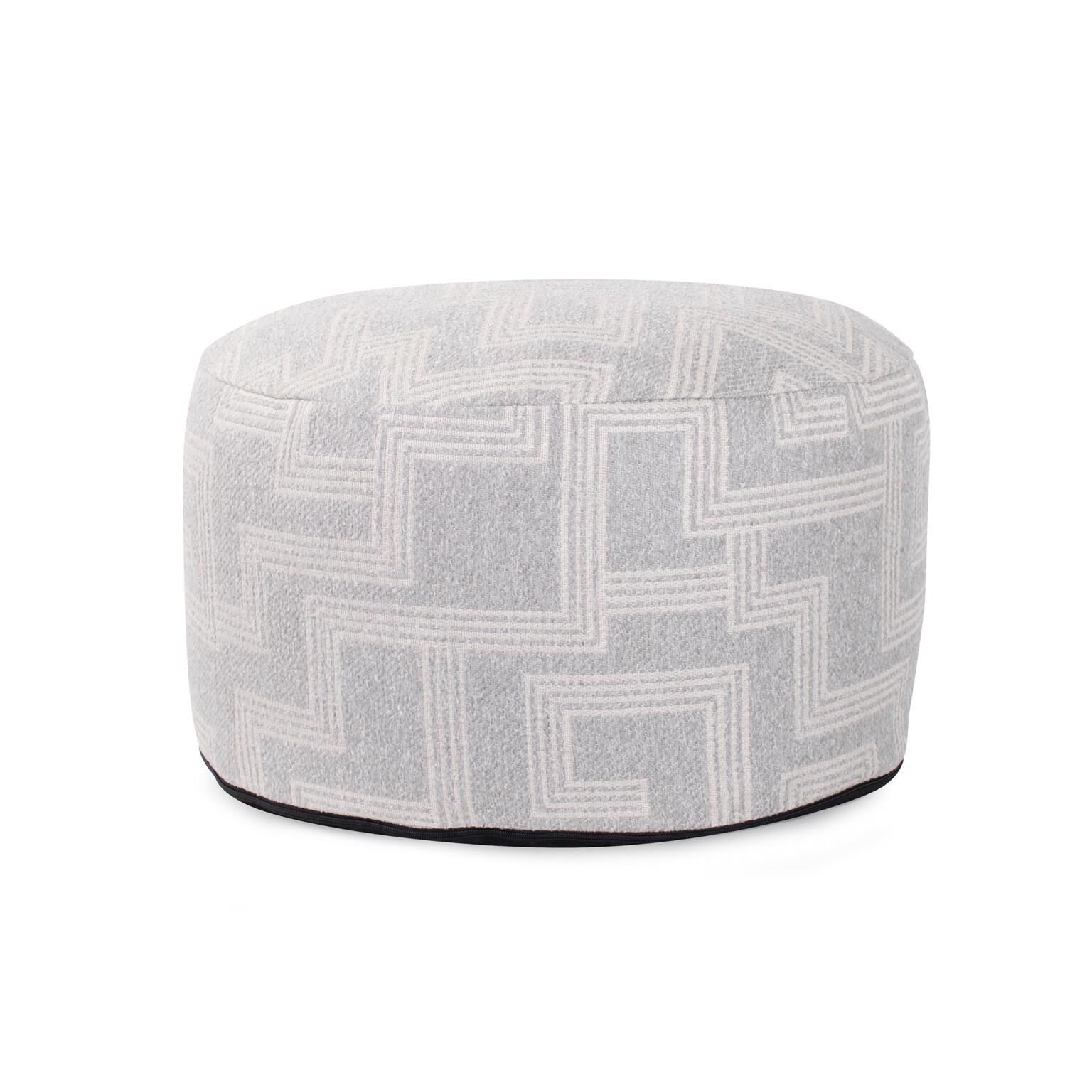 The Syros Pouf Ottoman by Howard Elliott Collection
