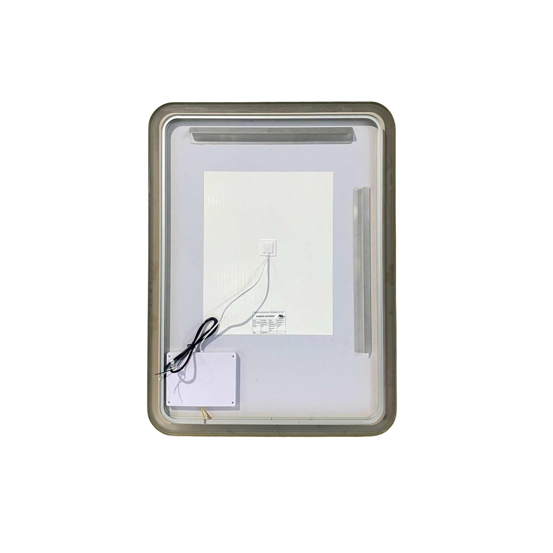 Harmoni 40 Inch Rectangular LED Lighted Mirror by Elegant Decor