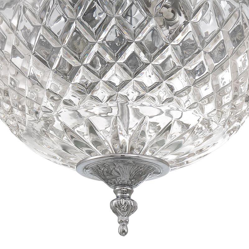 Ceiling 10 Inch 2 Light Semi Flush Mount by Crystorama