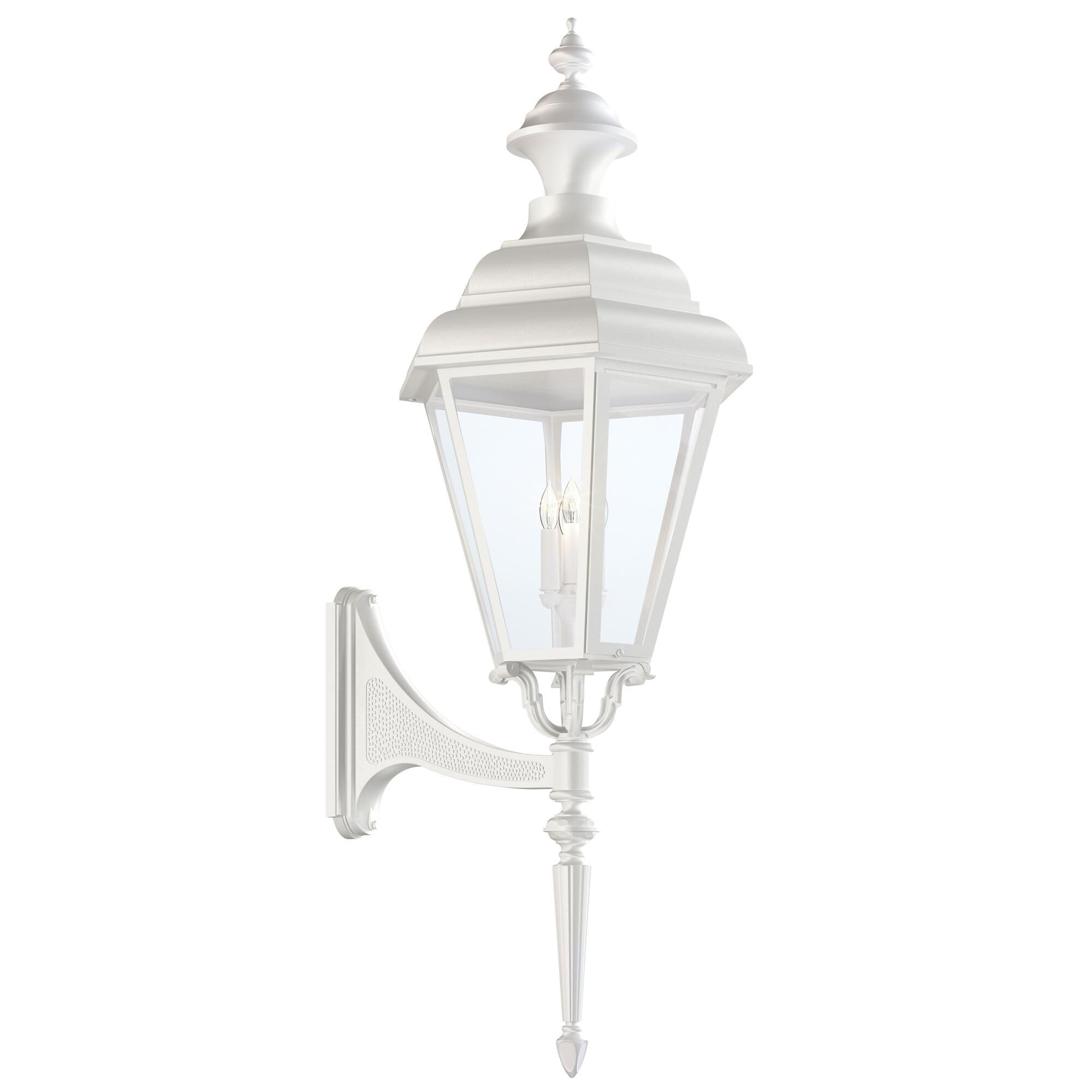 Shown in White finish and Ca glass