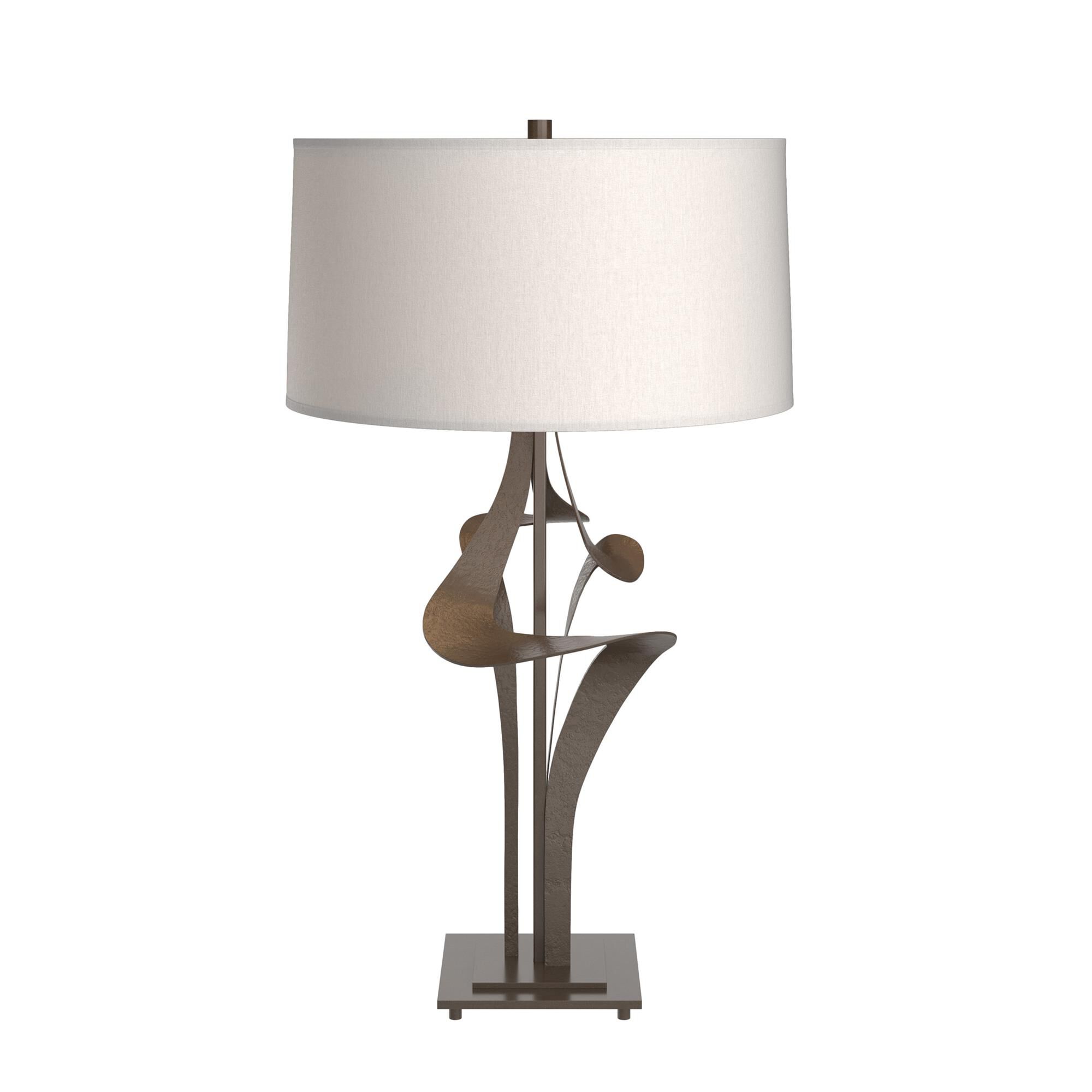 Shown in Bronze finish and Flax shade