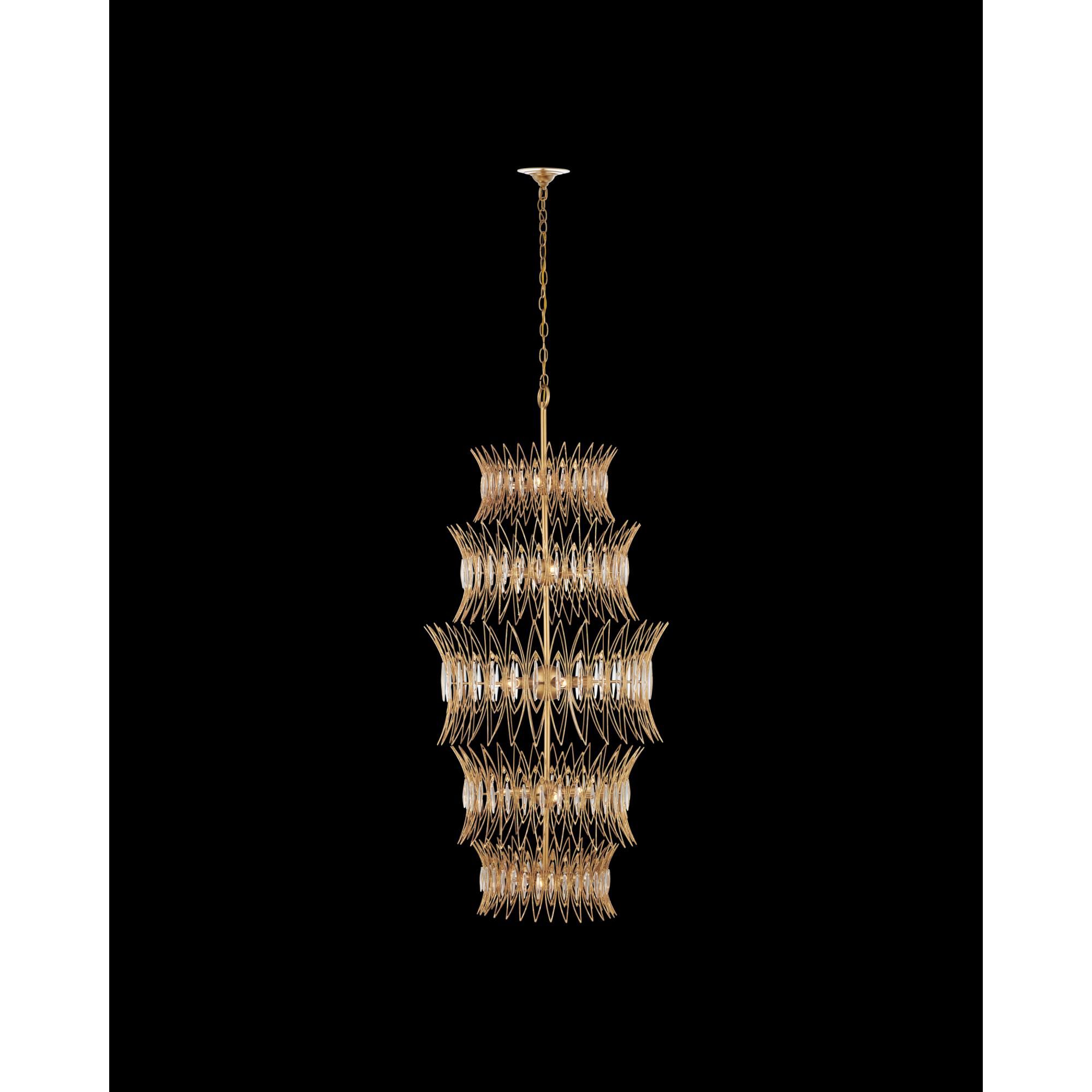 Marquise 24 Inch Chandelier by Currey and Company