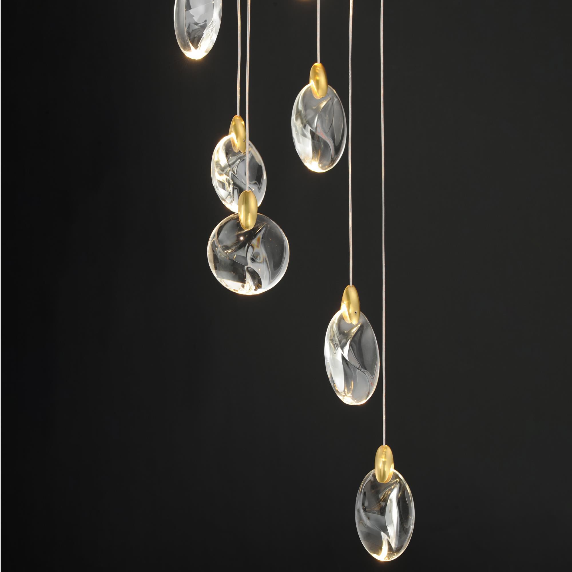 Pebble 16 Inch Multi Light Pendant by ET2 Lighting