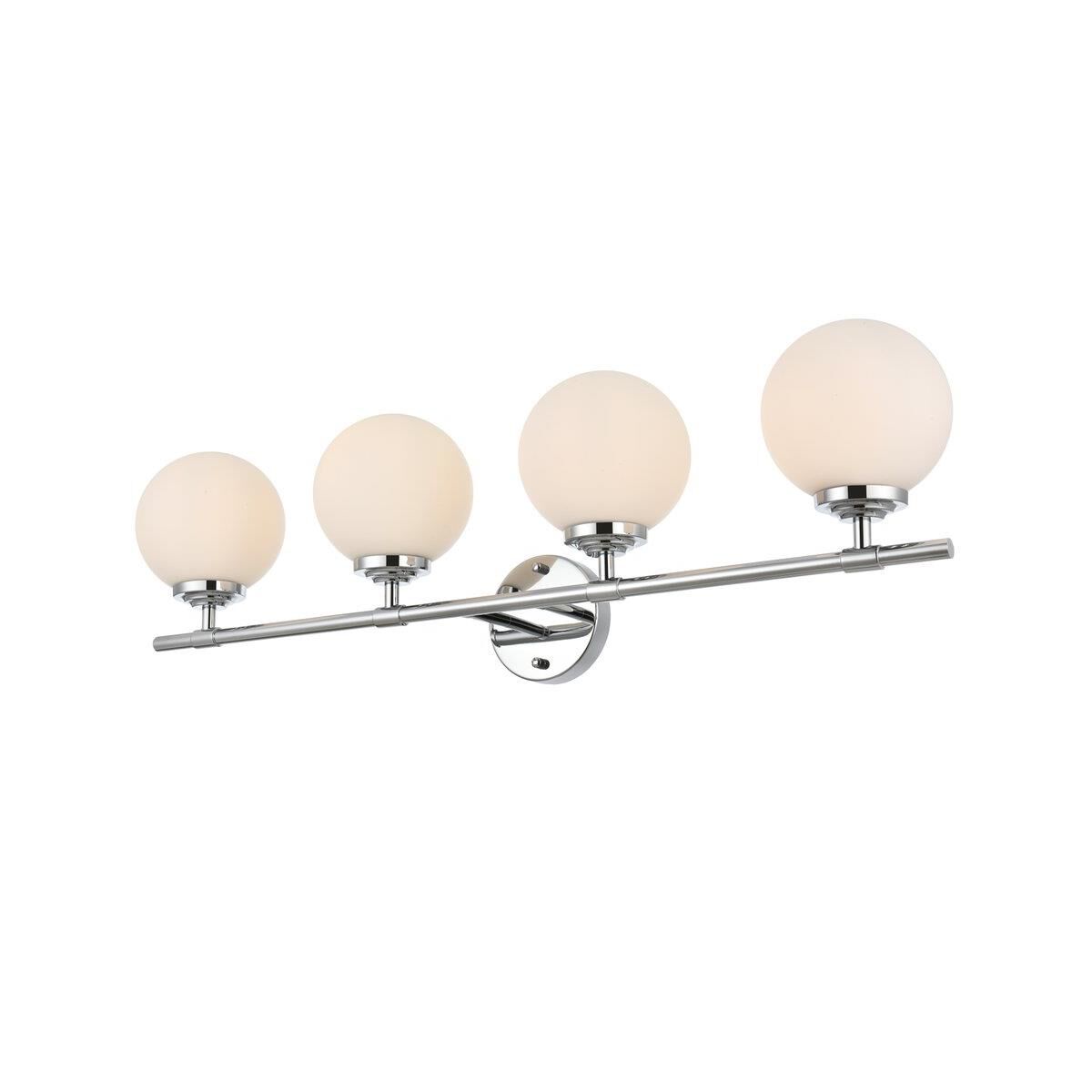 Ansley 33 Inch 4 Light Bath Vanity Light by Elegant Lighting